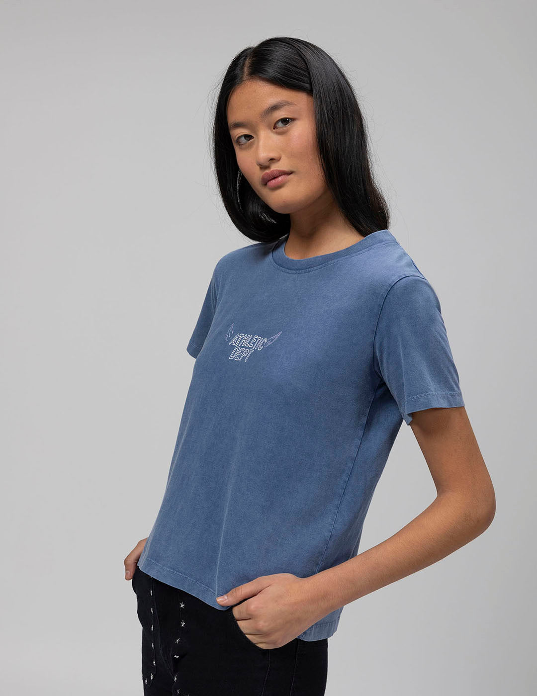 TEEN ROLLER CLUB INDIGO DELAVÉ T-SHIRT