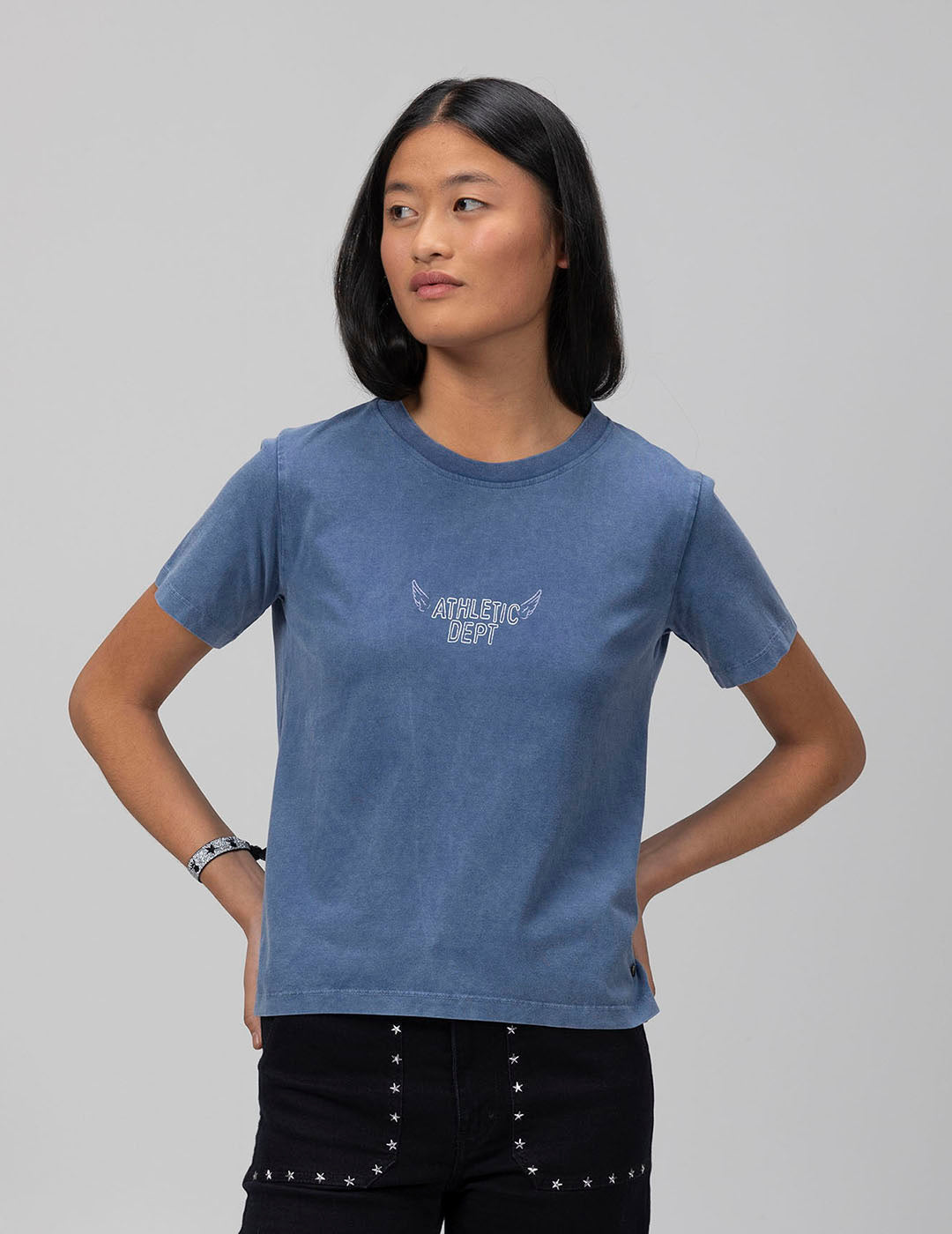 TEEN ROLLER CLUB INDIGO DELAVÉ T-SHIRT