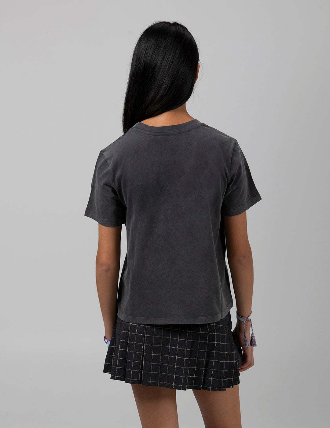 TEEN ELPULPO WORN BLACK DELAVÉ T-SHIRT