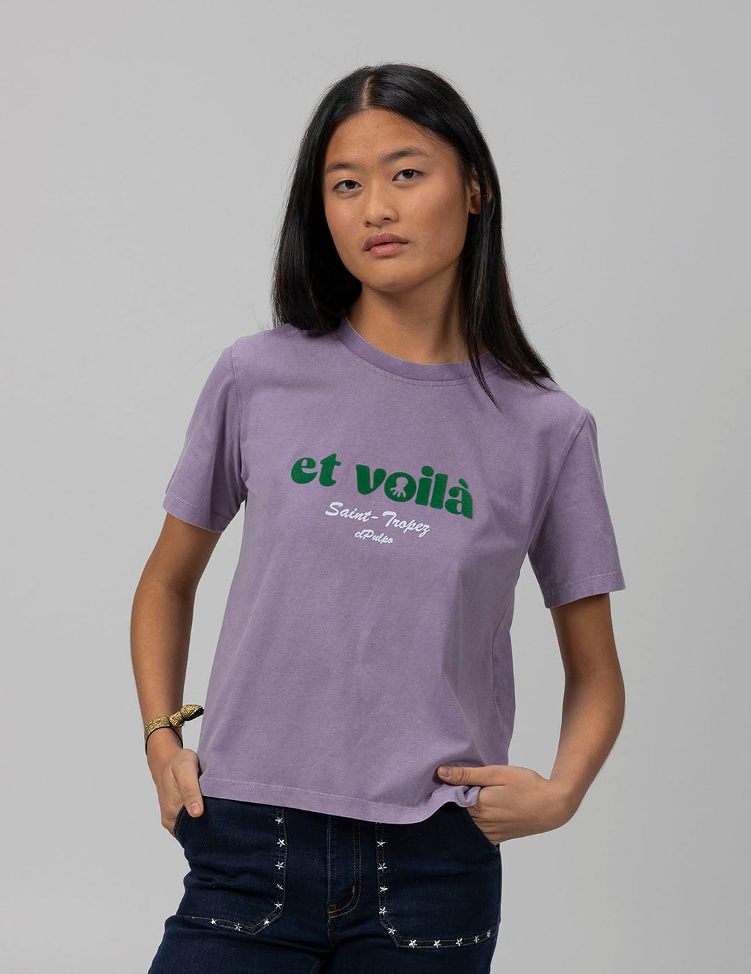 CAMISETA TEEN ET VOILÀ MORADO