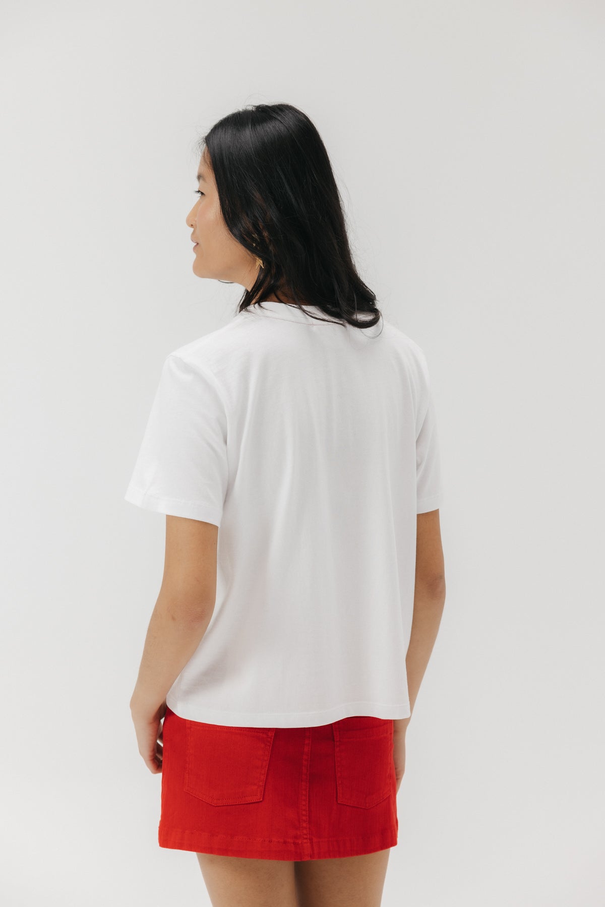 CAMISETA TEEN ESTAMPADO CEREZAS BLANCO PURO