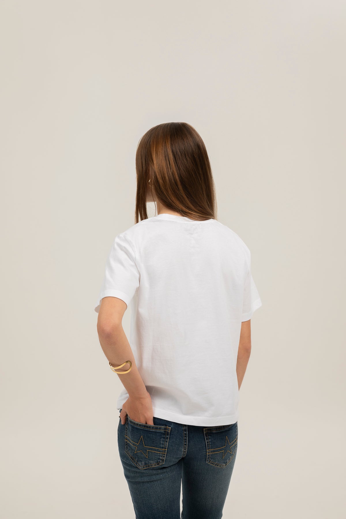 Camiseta teen whatever blanco puro