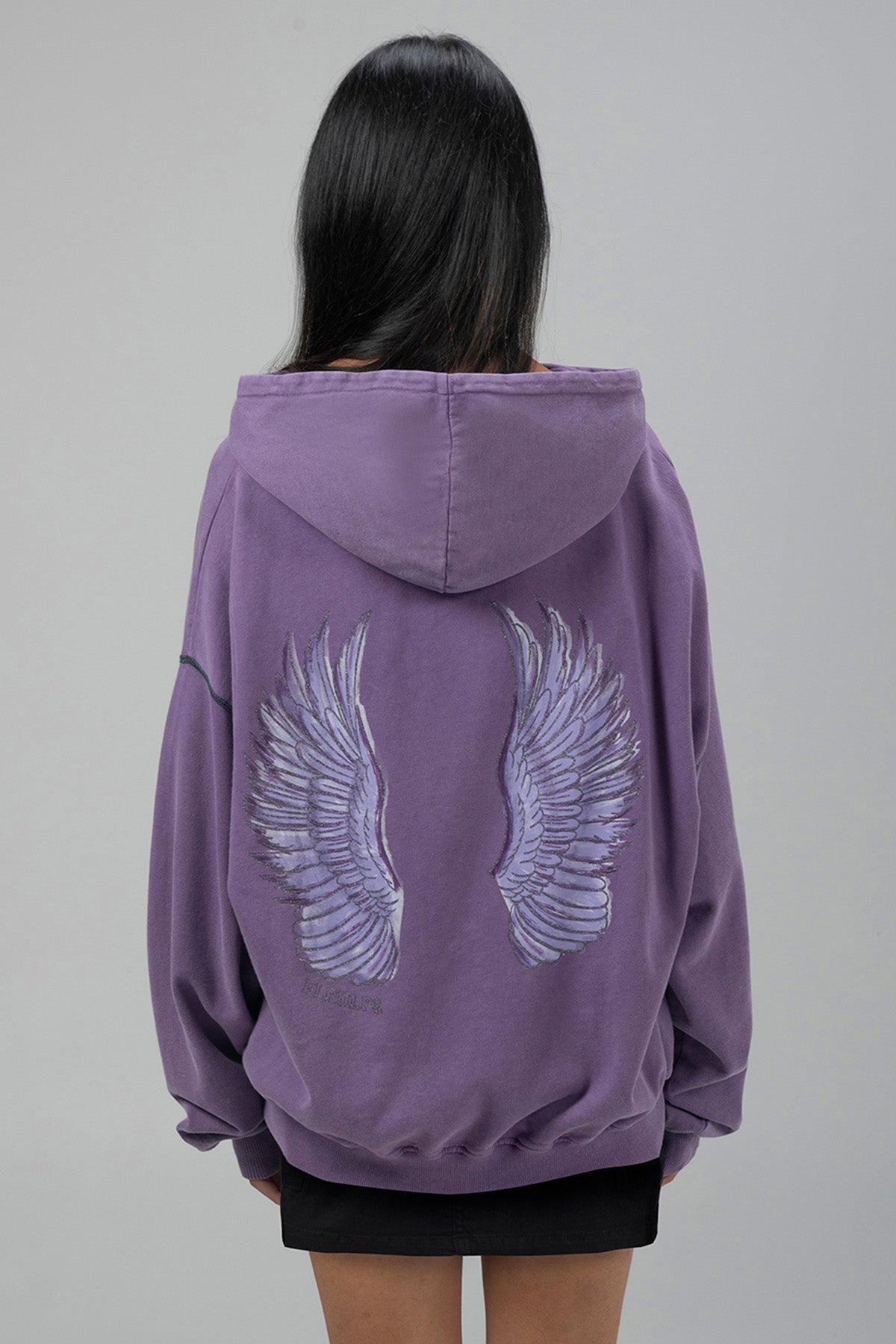 TEEN PURPLE WINGS HOODIE