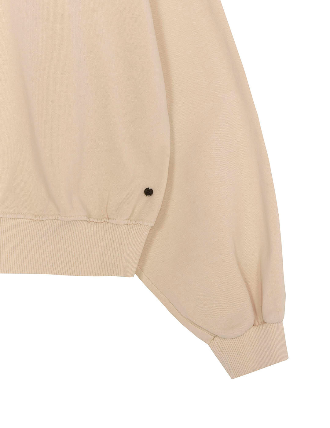 SUDADERA CAPUCHA TEEN REBEL HABITS CREMA