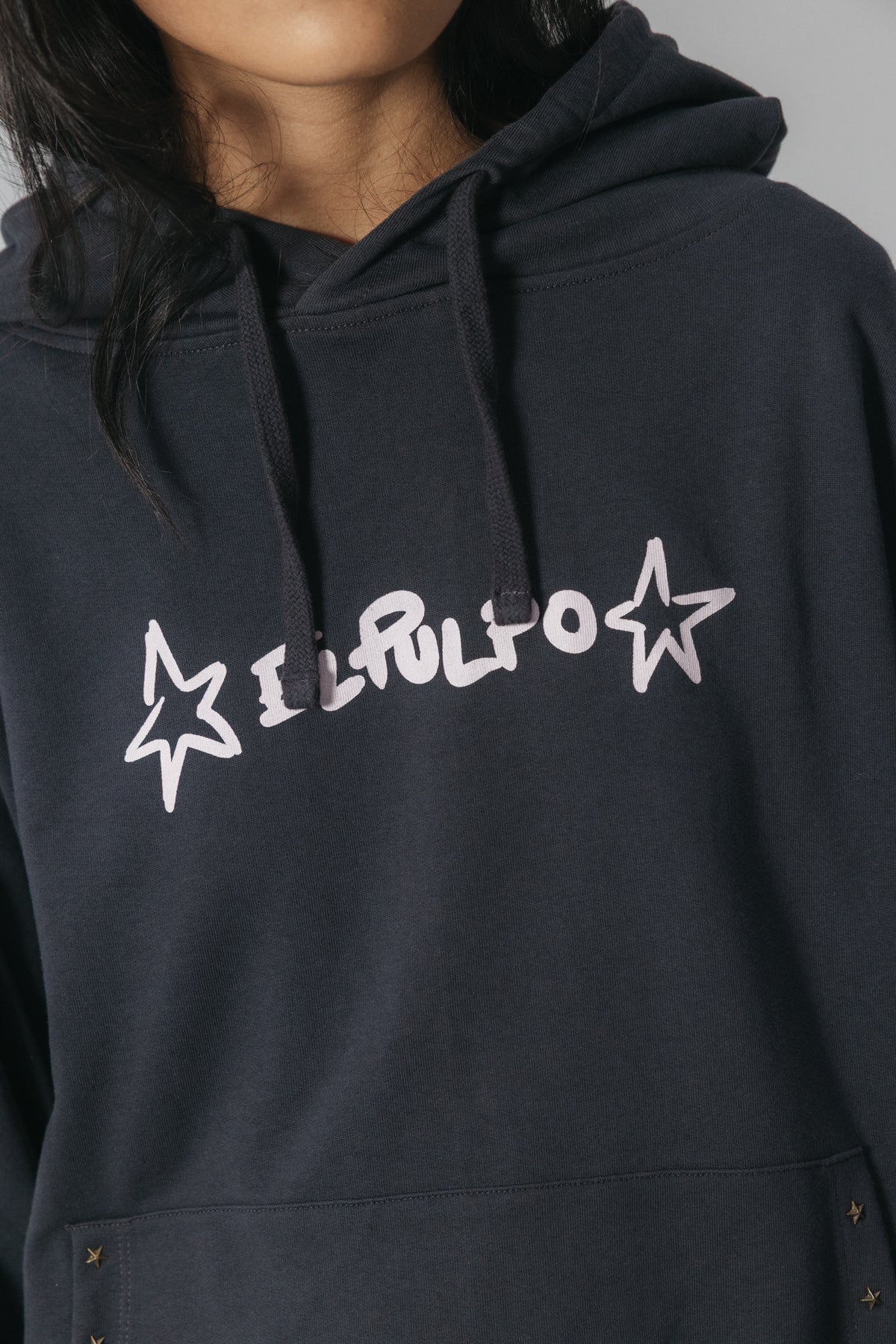 SUDADERA CAPUCHA TEEN MULTI ESTAMPADO ANTRACITA