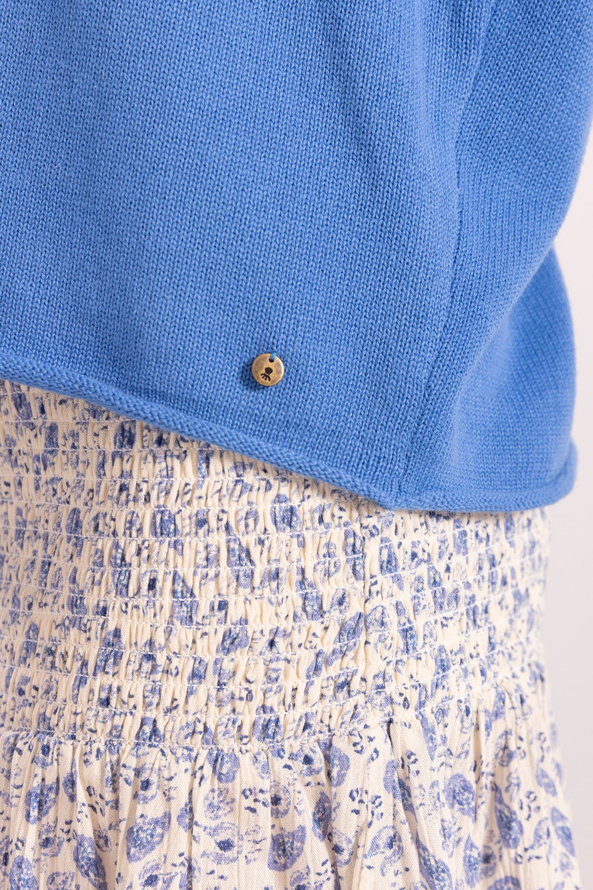 JERSEY PUNTO TEEN MANGA RANGLAN AZUL ROYAL