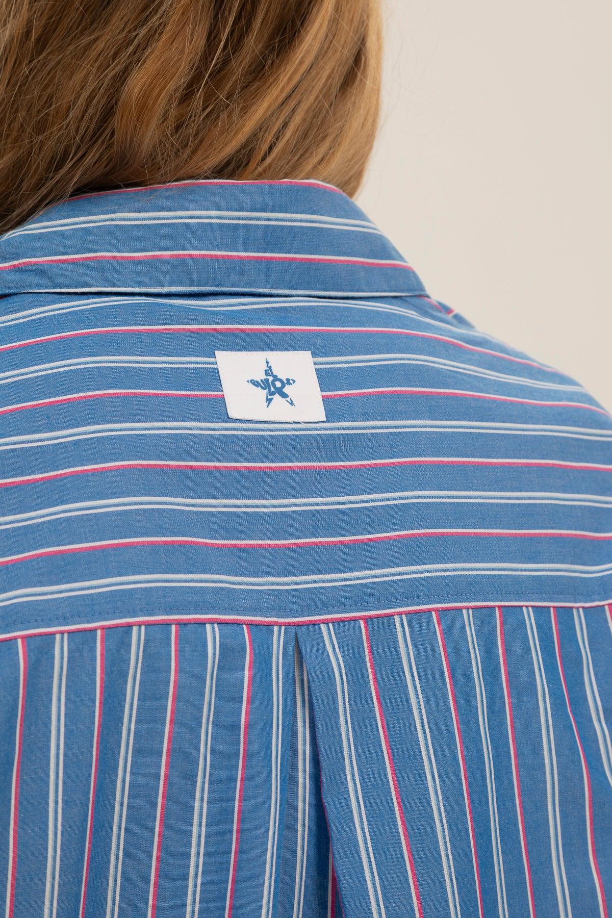 Camisa teen rayas azul
