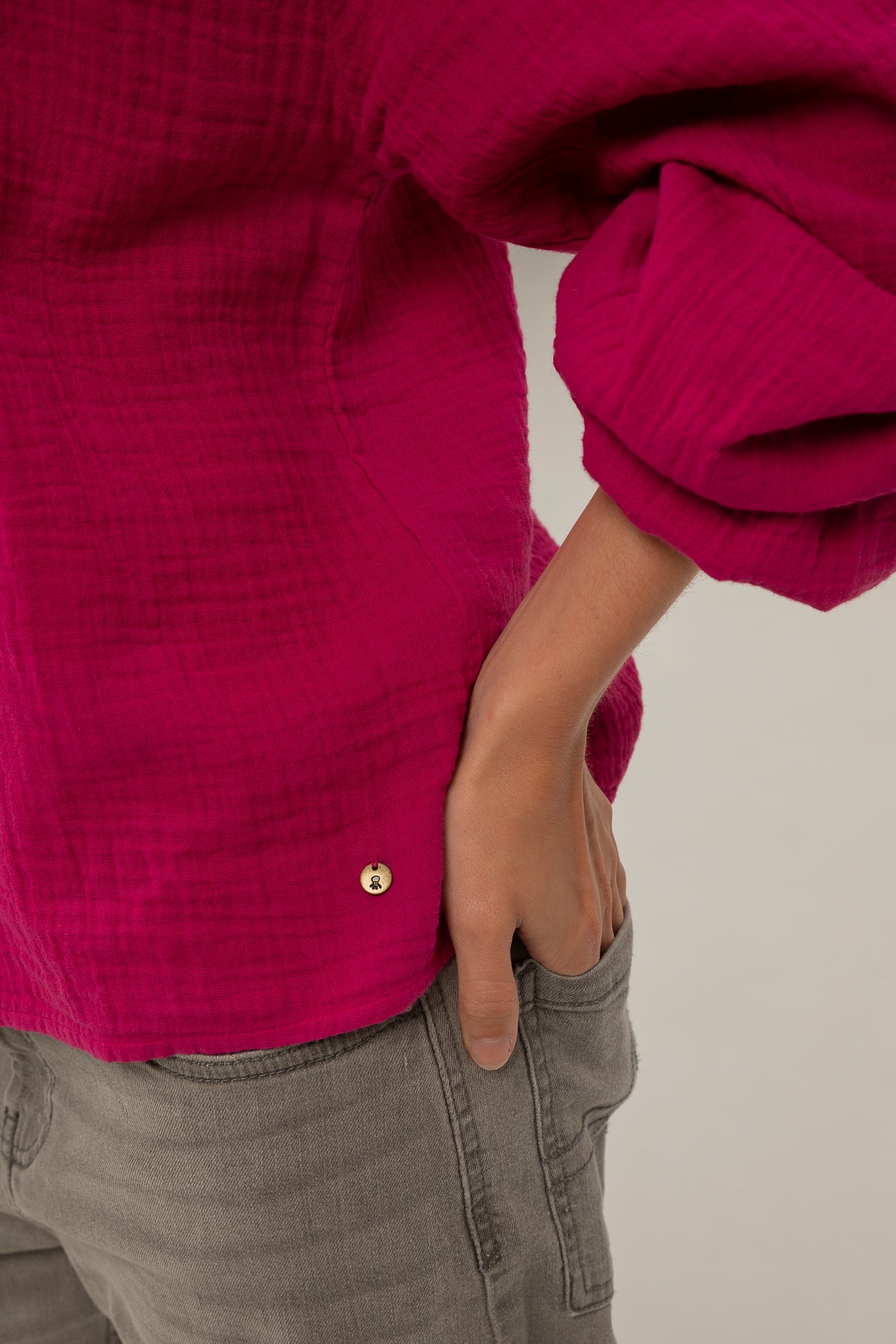 Camisa teen bambula buganvilla