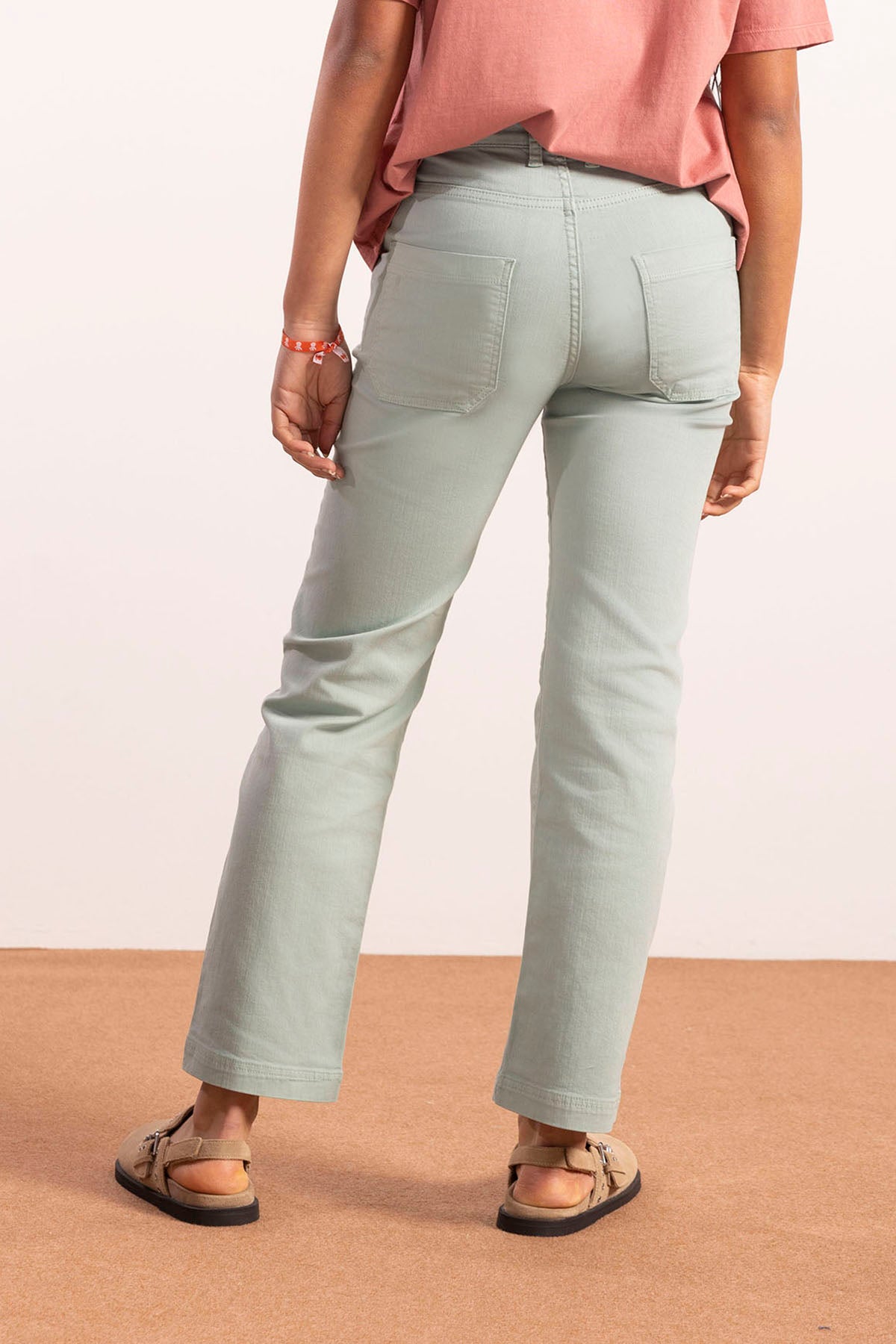 PANTALON TEEN DENIM CULOTTE TACHAS AZUL VERDOSO