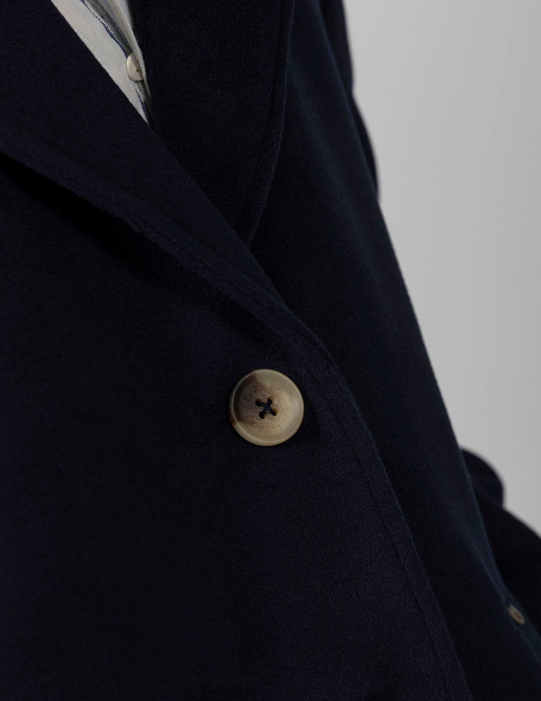 NAVY BLUE TEEN MIDI COAT