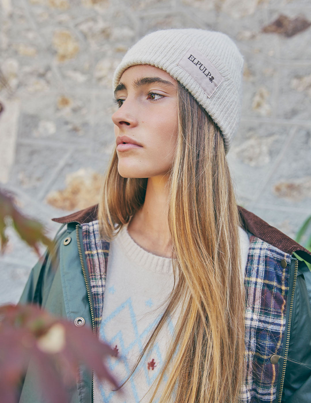 GORRO TEEN BLANCO ROTO