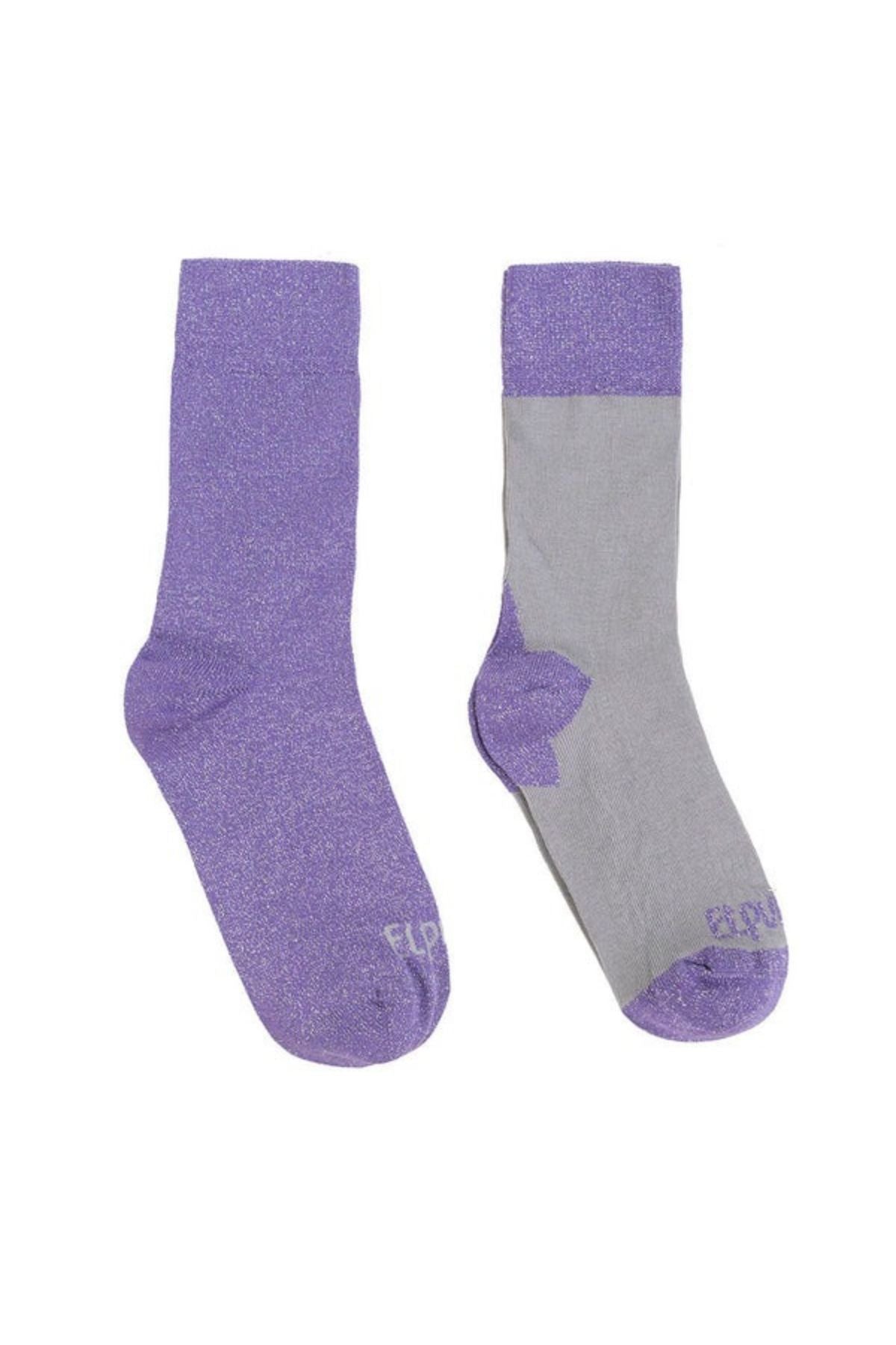 TEEN PACK 2 PURPLE SOCKS