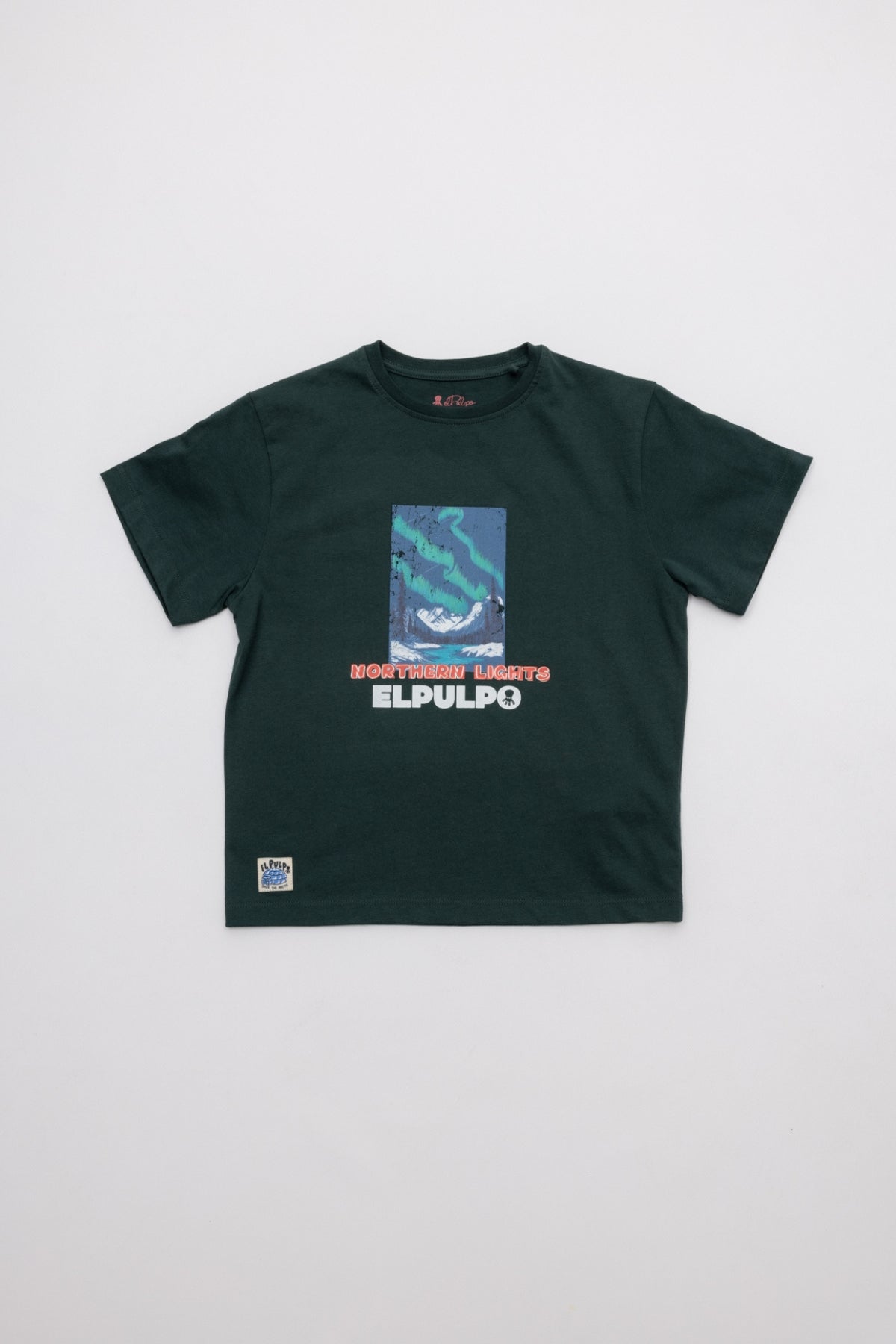 CAMISETA NIÑO NORTHERNLIGHTS VERDE BOTELLA