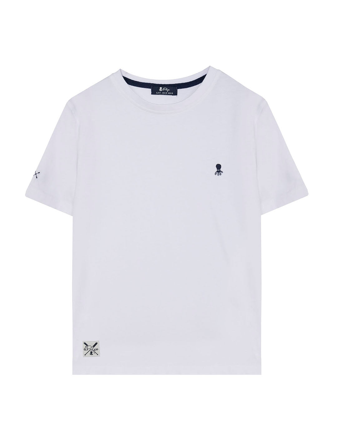 CAMISETA NIÑO BASIC LOGO BLANCO