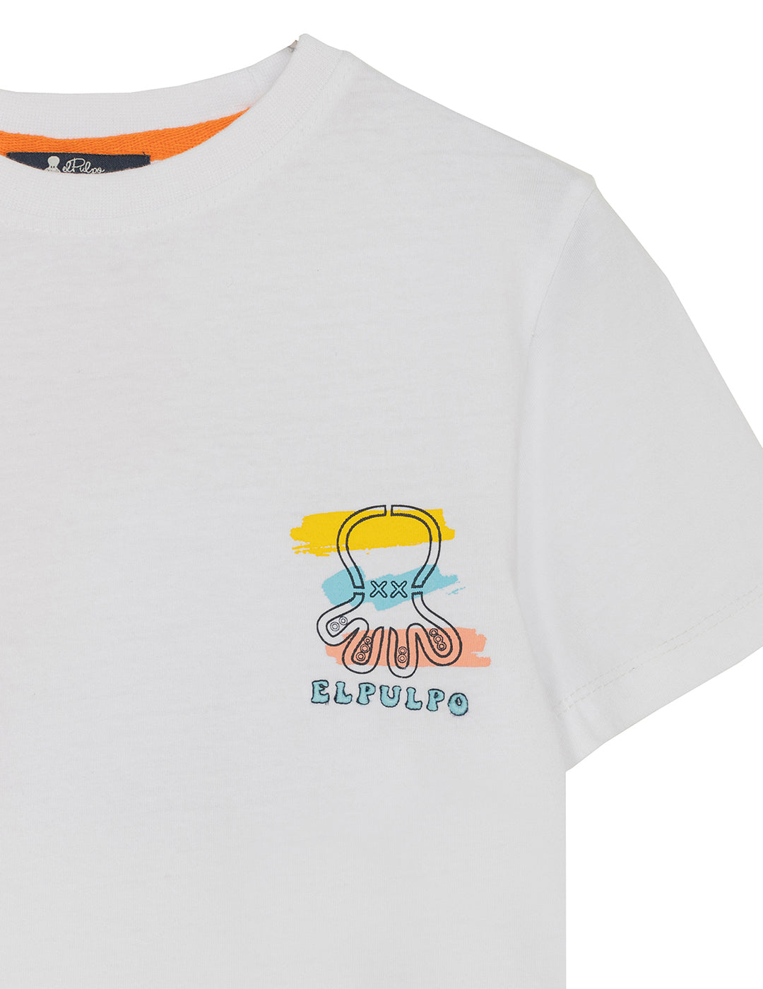 BOYS' T-SHIRT WITH COMIC PRINT IN PURE WHITE