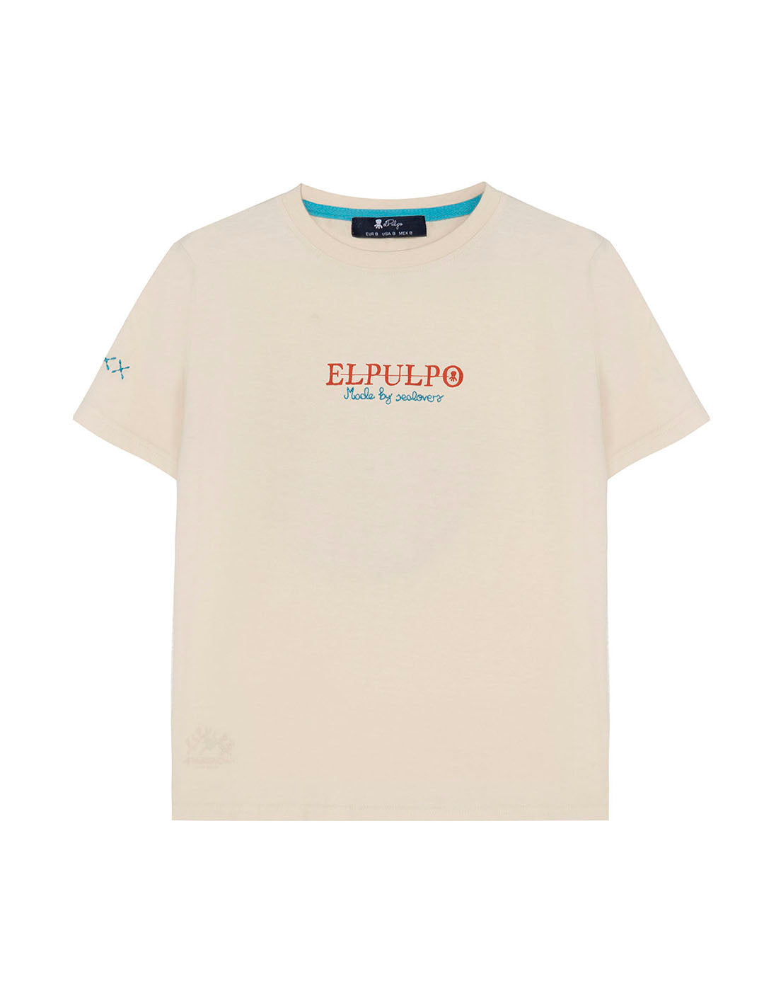 CAMISETA NIÑO ESTAMPADO ELPULPO SPAINSNOW BLANCO ROTO