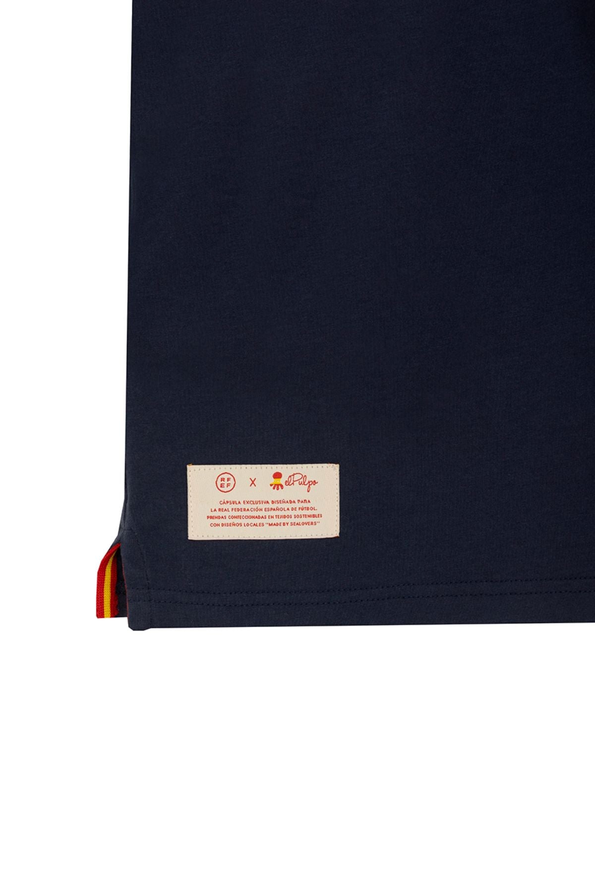 CAMISETA NIÑO ESTAMPADO ELPULPO Y NARANJITO AZUL MARINO DELAVÉ