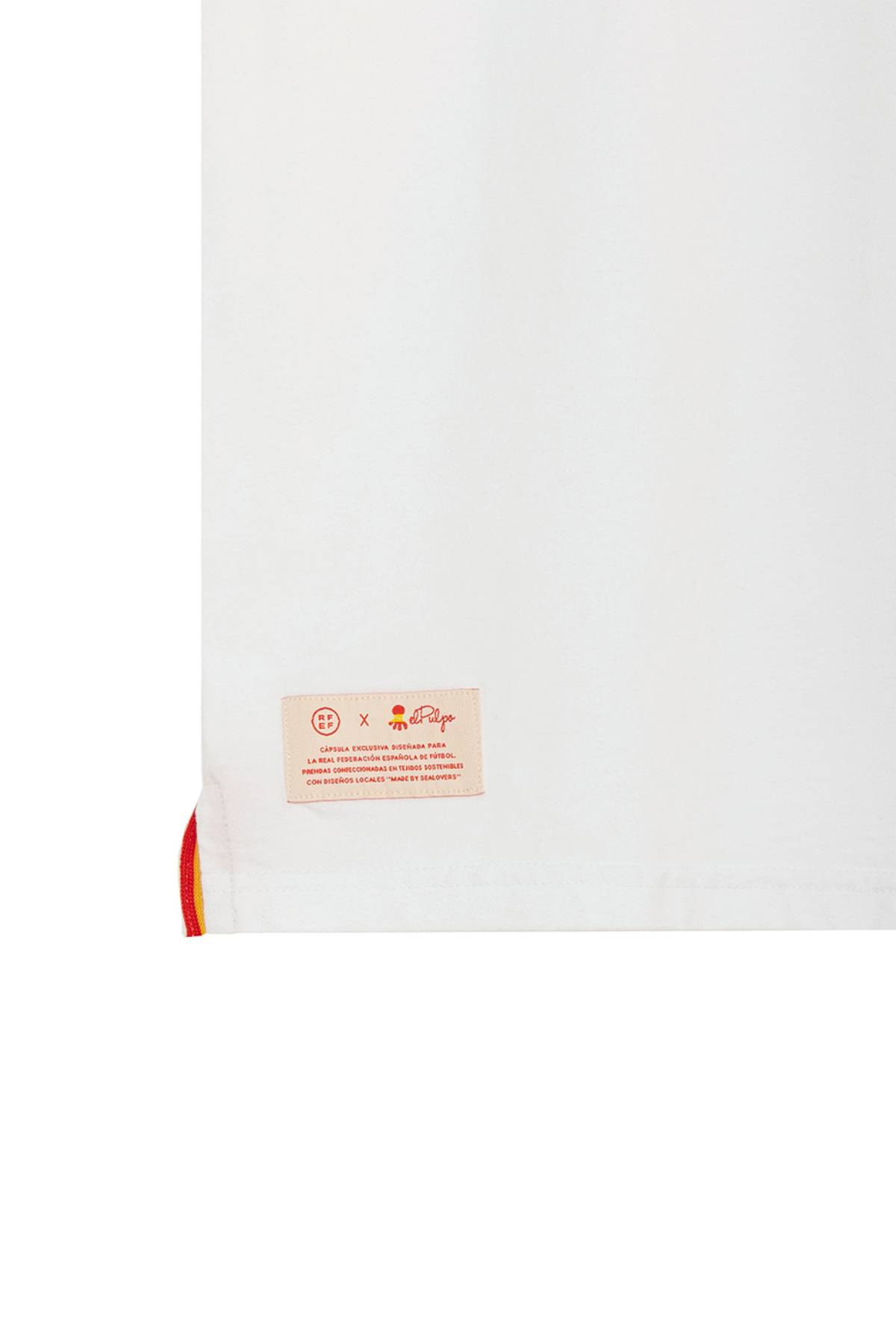 CAMISETA NIÑO ESTAMPADO SILUETA NARANJITO BLANCO PURO