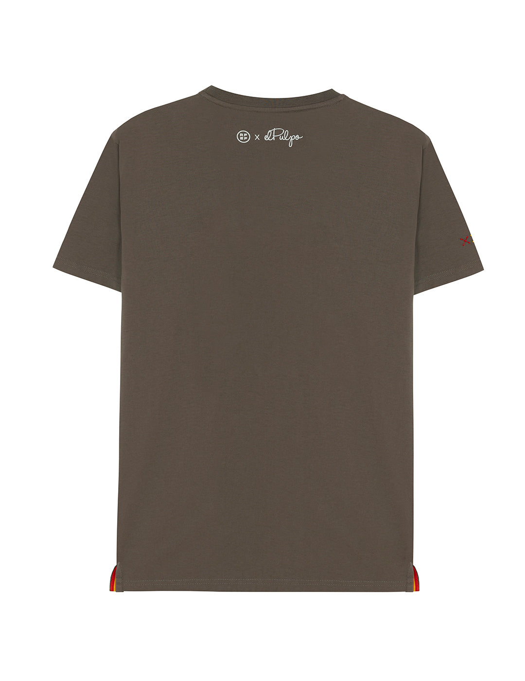 CHILDREN'S T-SHIRT WITH CHARCOAL ORANGE SILHOUETTE PRINT