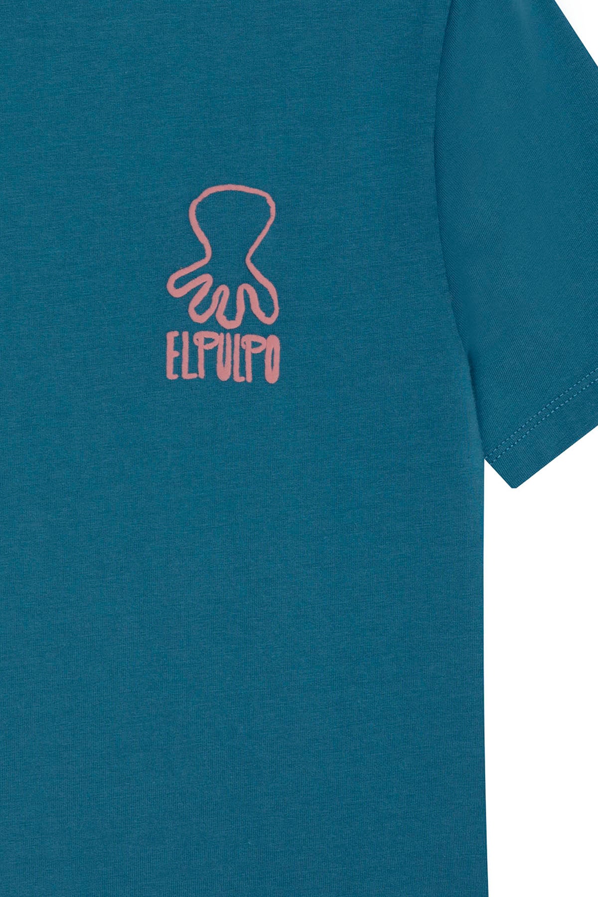 BOY'S T-SHIRT WITH PRINTED ELPULPO COFFEE SAPPHIRE BLUE