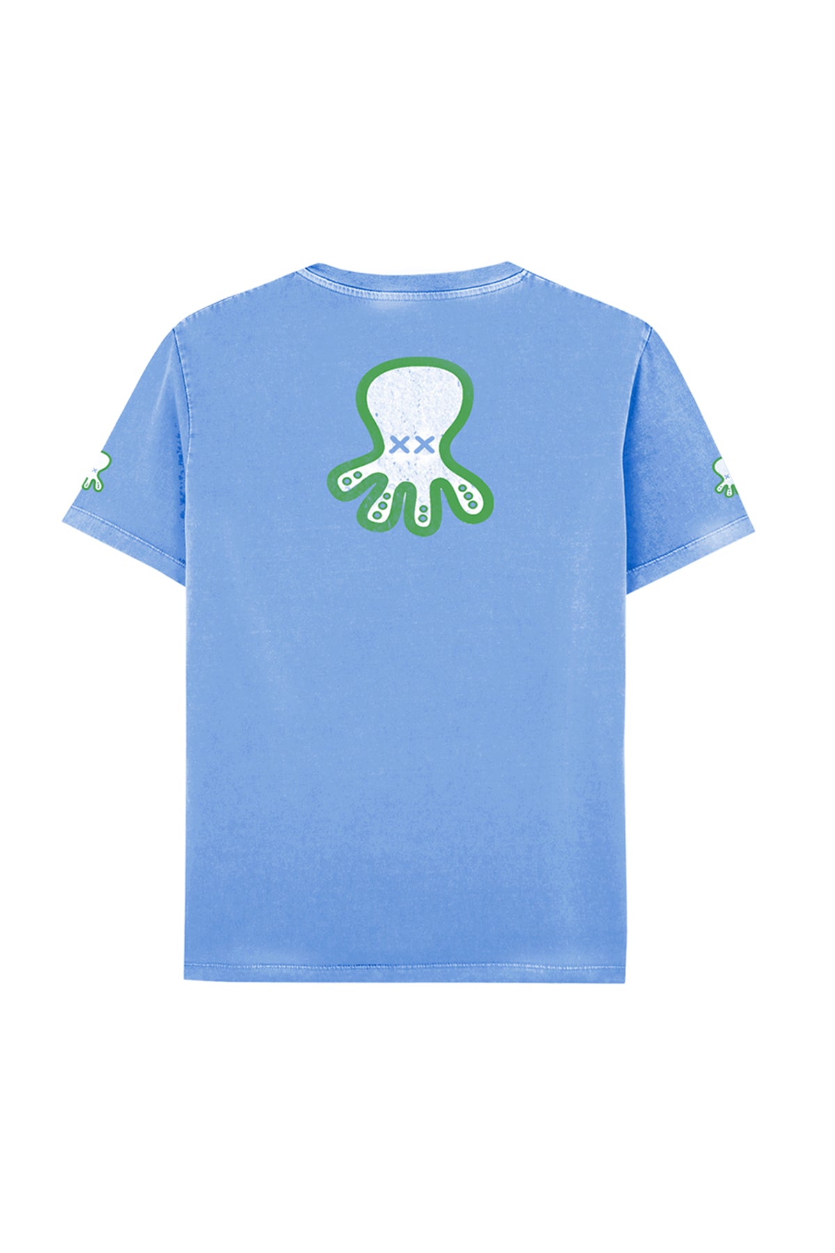 Camiseta niño logo multiposición azul lavanda