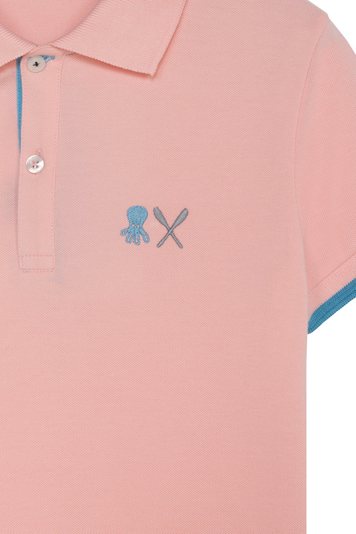 PINK ESSENTIALS EMBROIDERED BOYS POLO