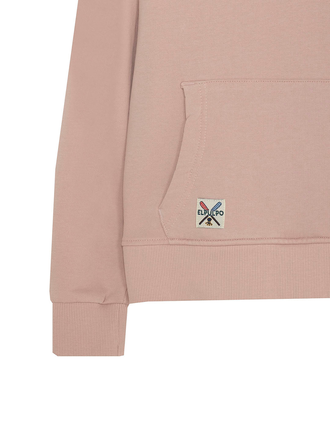 DELAVÉ PINK DESERT ROUND HOODED SWEATSHIRT FOR KIDS