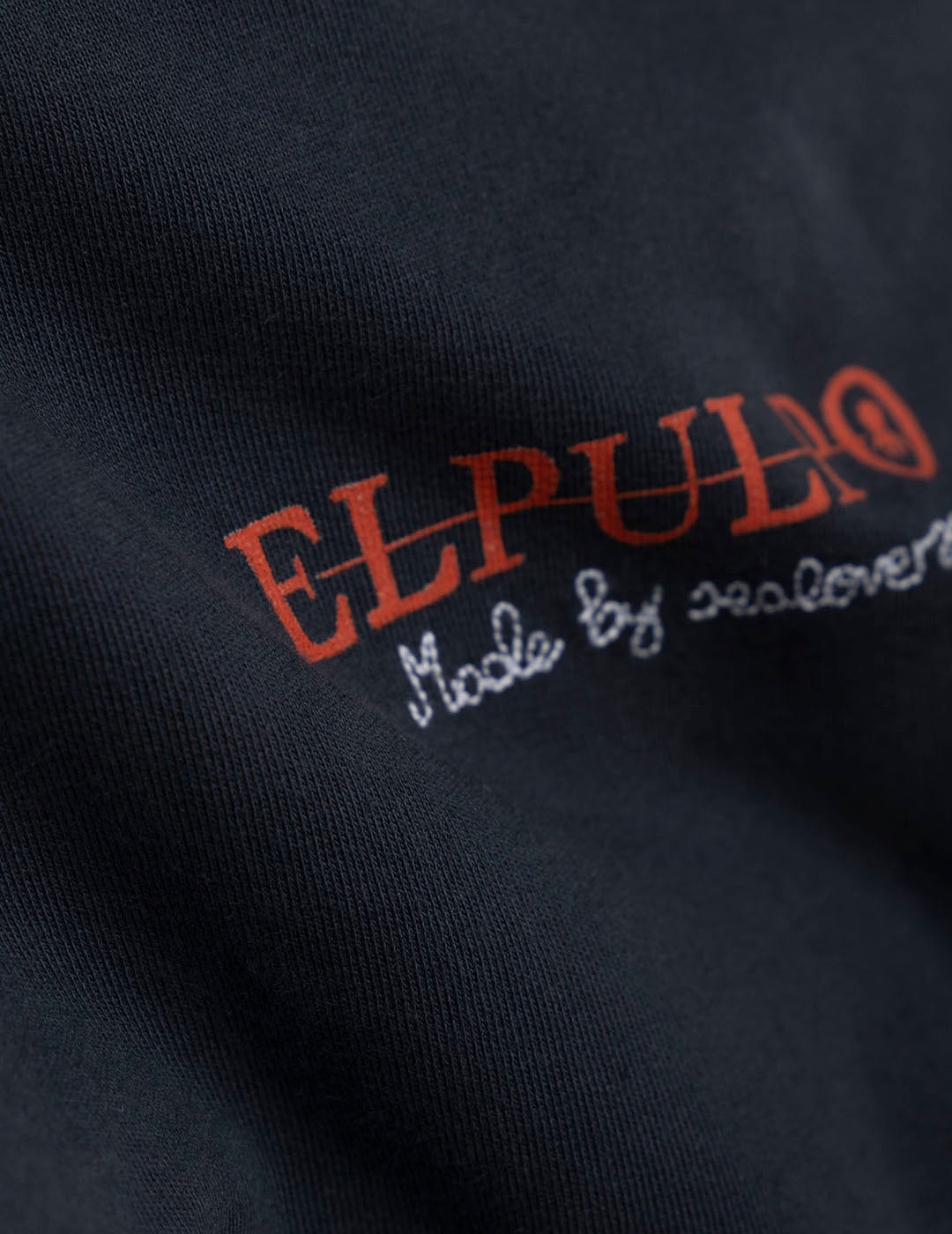 BOY'S HOODED SWEATSHIRT WITH ELPULPO SPAINSNOW NAVY BLUE PRINT DELAVÉ