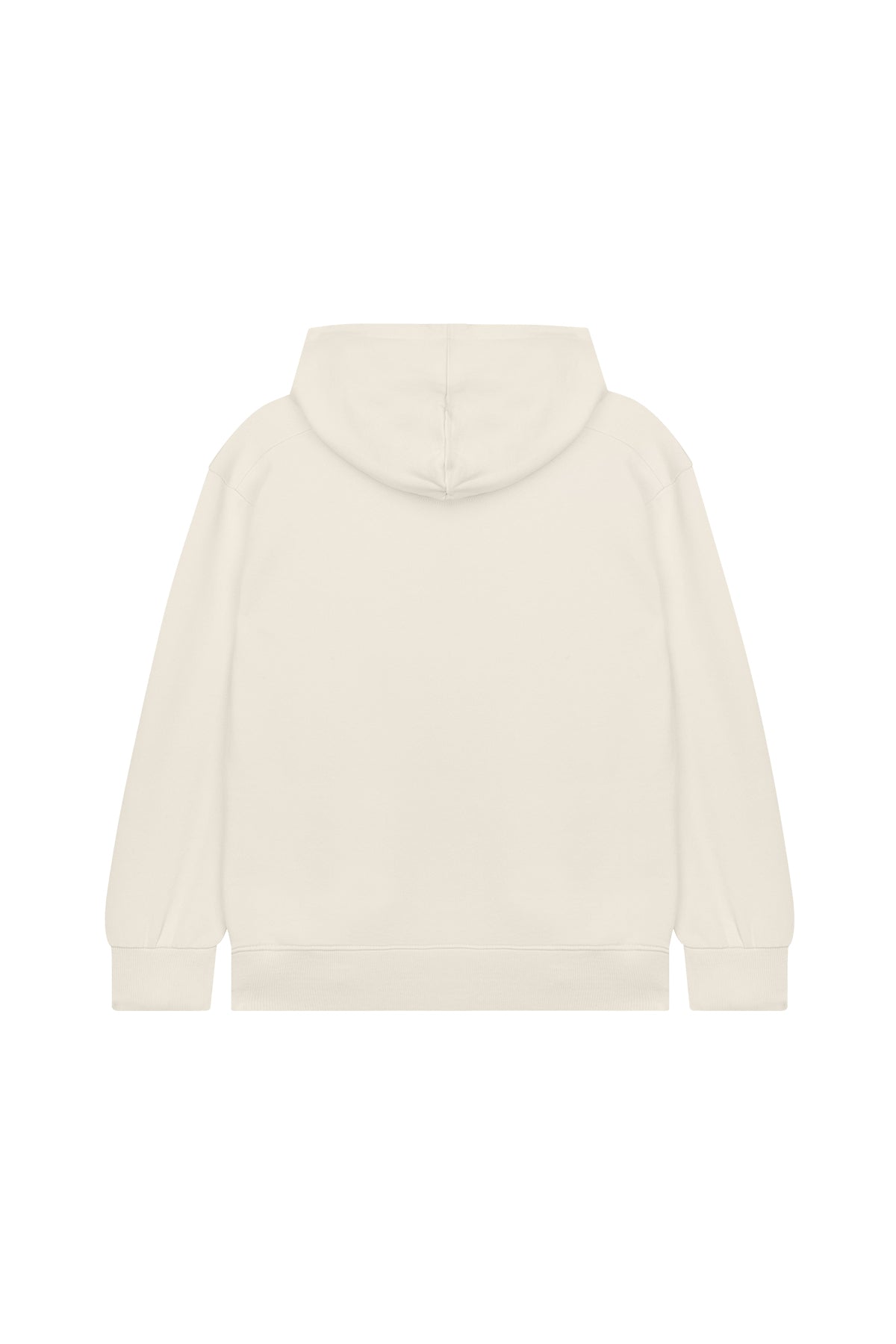 SUDADERA NIÑO OVERSIZE CAPUCHA  CUSTOMS BY ELPULPO BLANCO ROTO