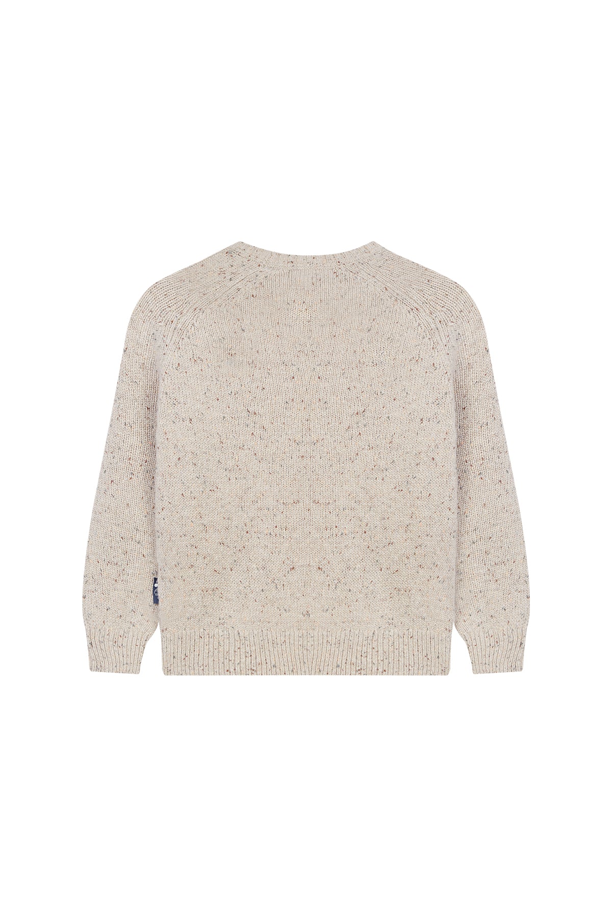 JERSEY NIÑO PUNTO JASPEADO BLANCO ROTO