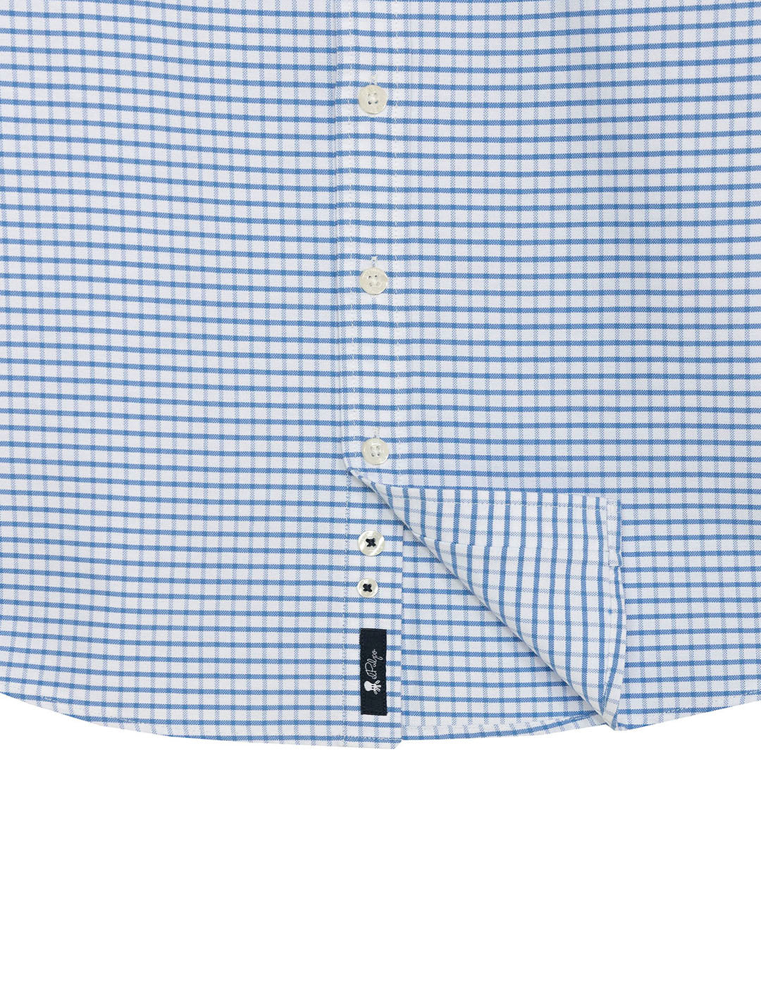 CAMISA NIÑO CUADROS NILO OXFORD AZUL CELESTE