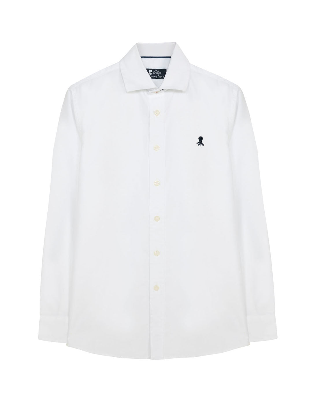 CAMISA NIÑO BÁSICA OXFORD BLANCO PURO