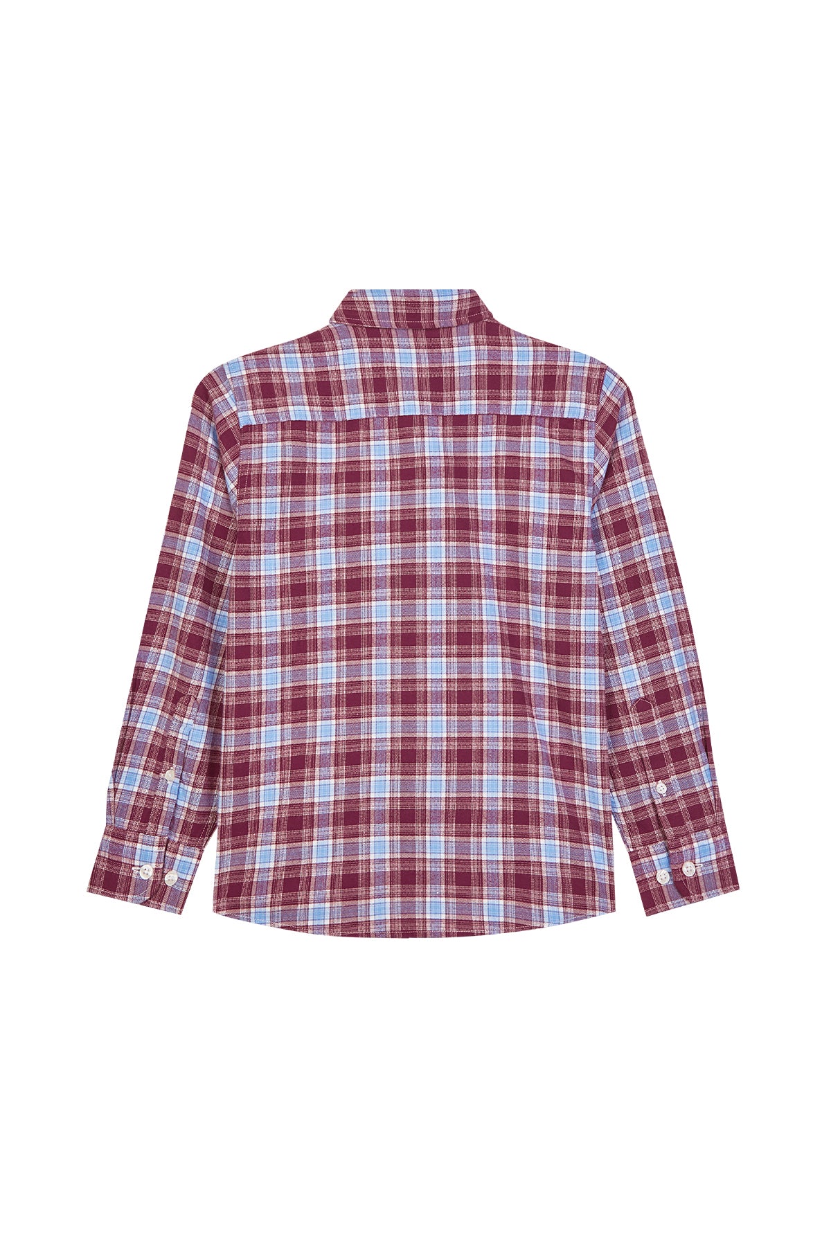 CAMISA NIÑO CASUAL SARGA CUADRO MULTICOLOR