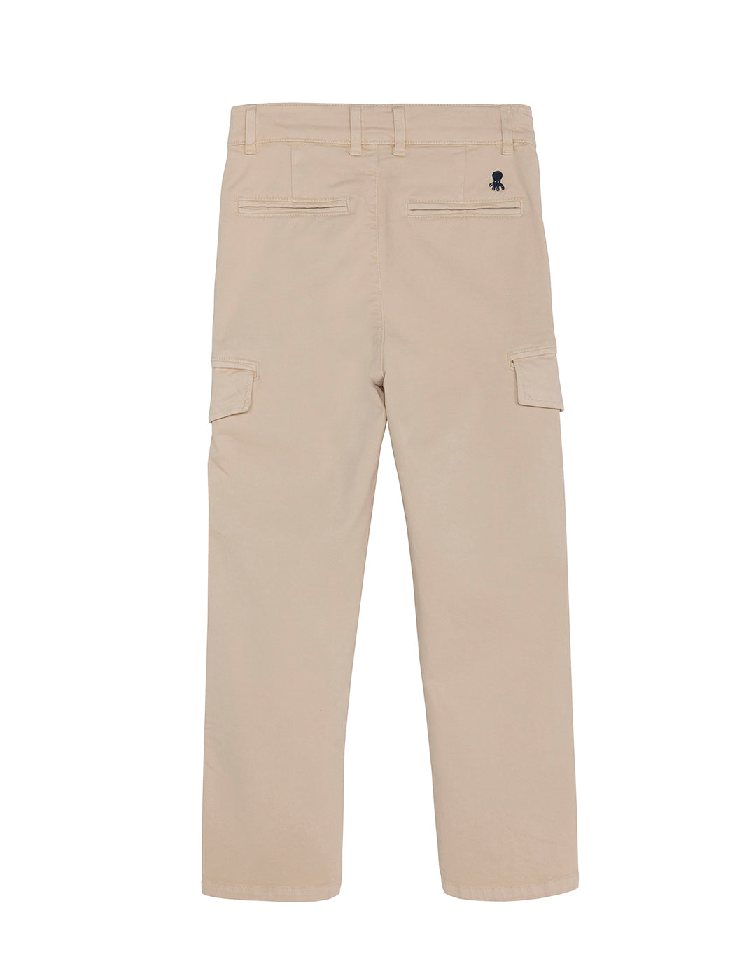 BOY'S CARGO PANTS WITH BEIGE PLATE