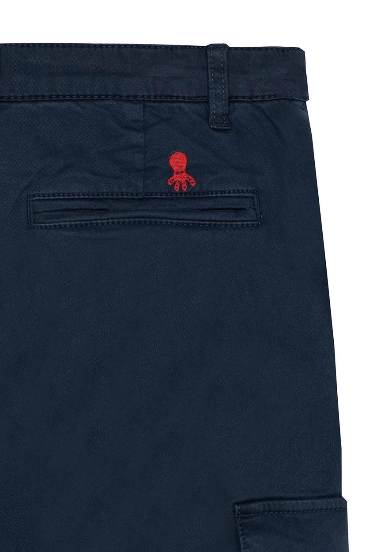 BERMUDA NIÑO PATCH CARGO ELECTRIC BLUE