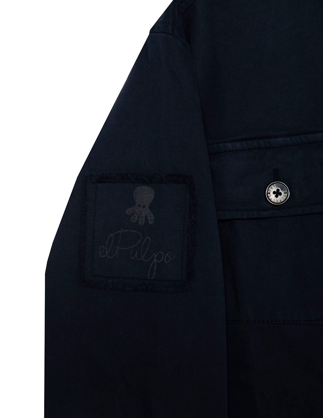 BOY'S OVERSHIRT WITH TWO NAVY BLUE POCKETS