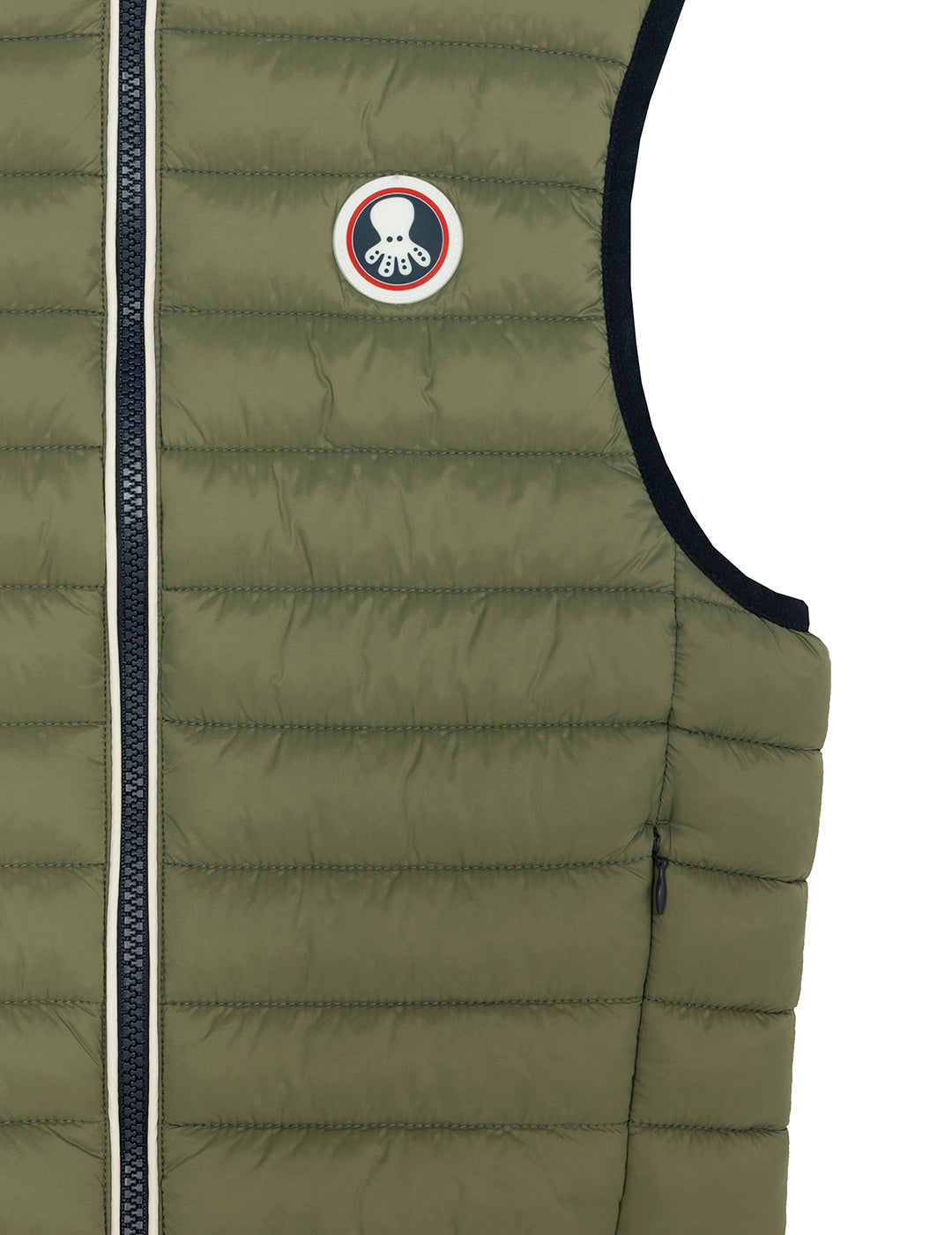 PANTICOSA 2.0 PADDED BOY'S VEST KHAKI GREEN