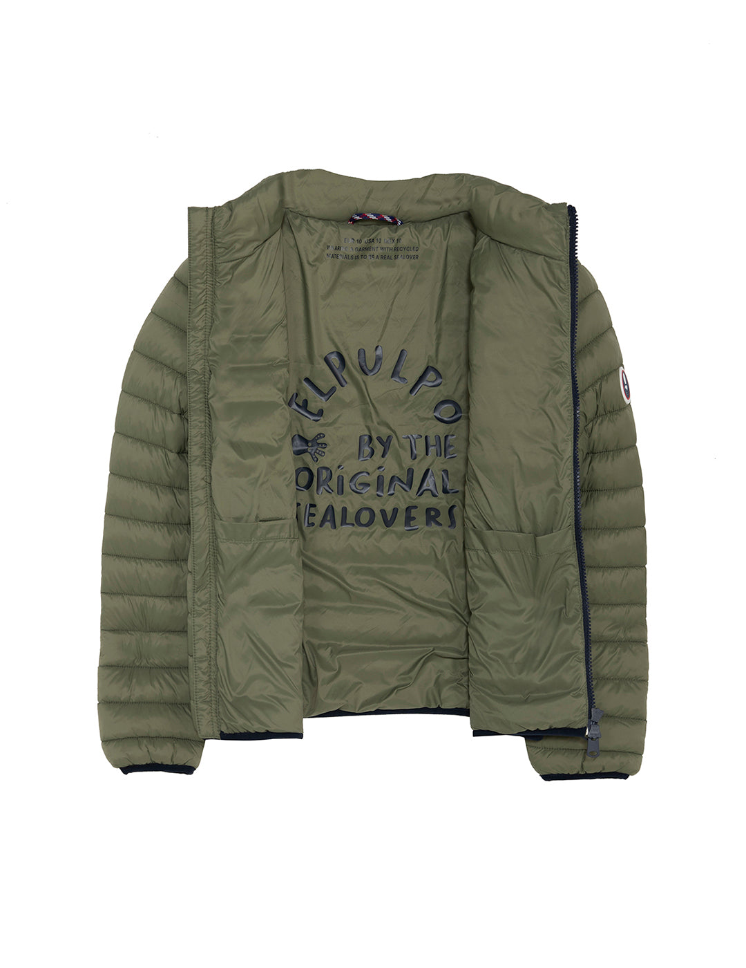 STANLEY KHAKI GREEN PADDED BOYS JACKET