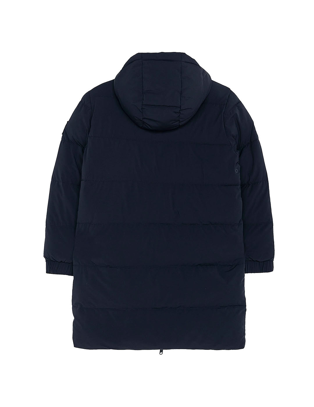 TIBET MESSAGE PADDED BOY'S COAT NAVY BLUE