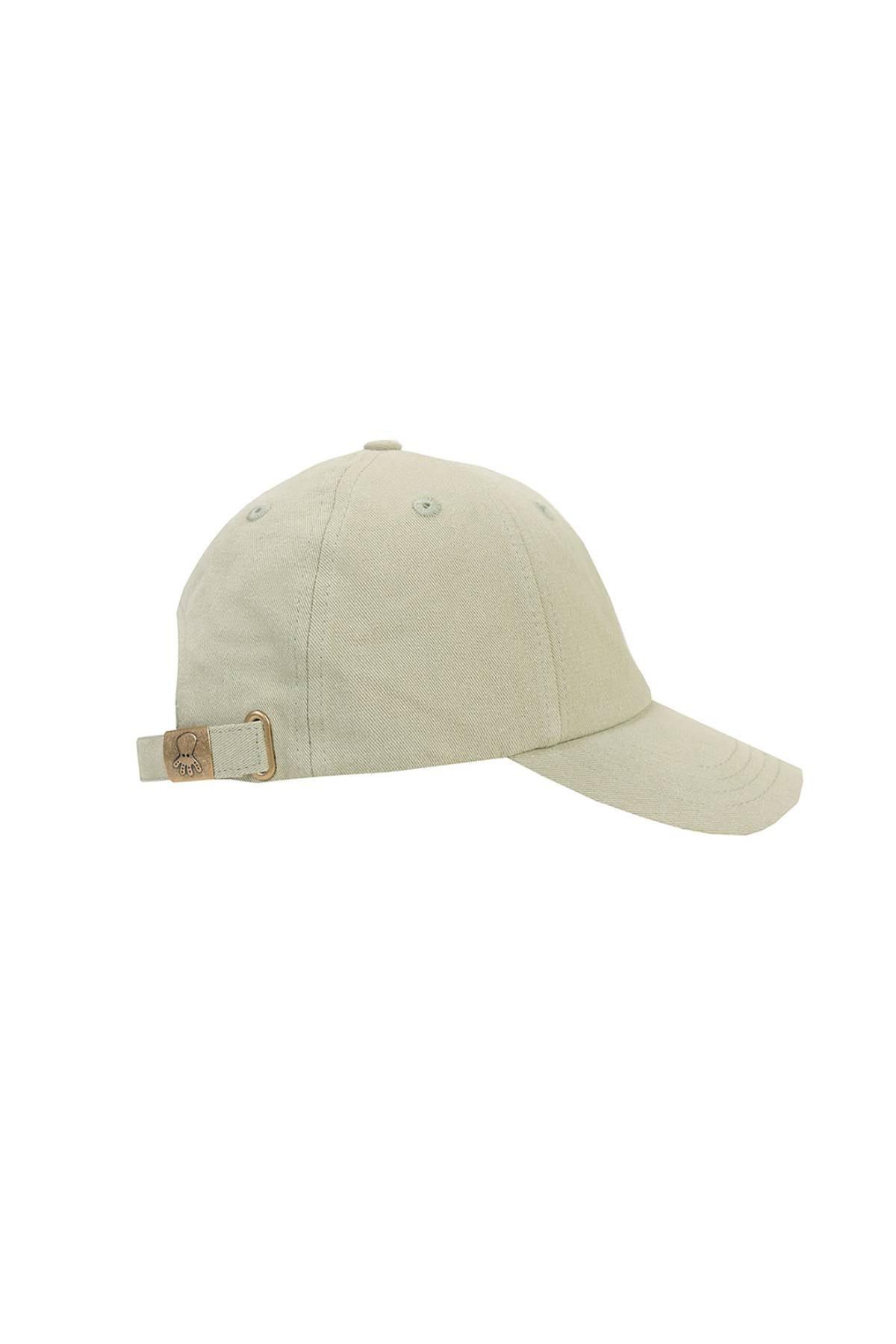GORRA NIÑO LAVADA ESTAMPADO ELPULPO Y NARANJITO VERDE SALVIA