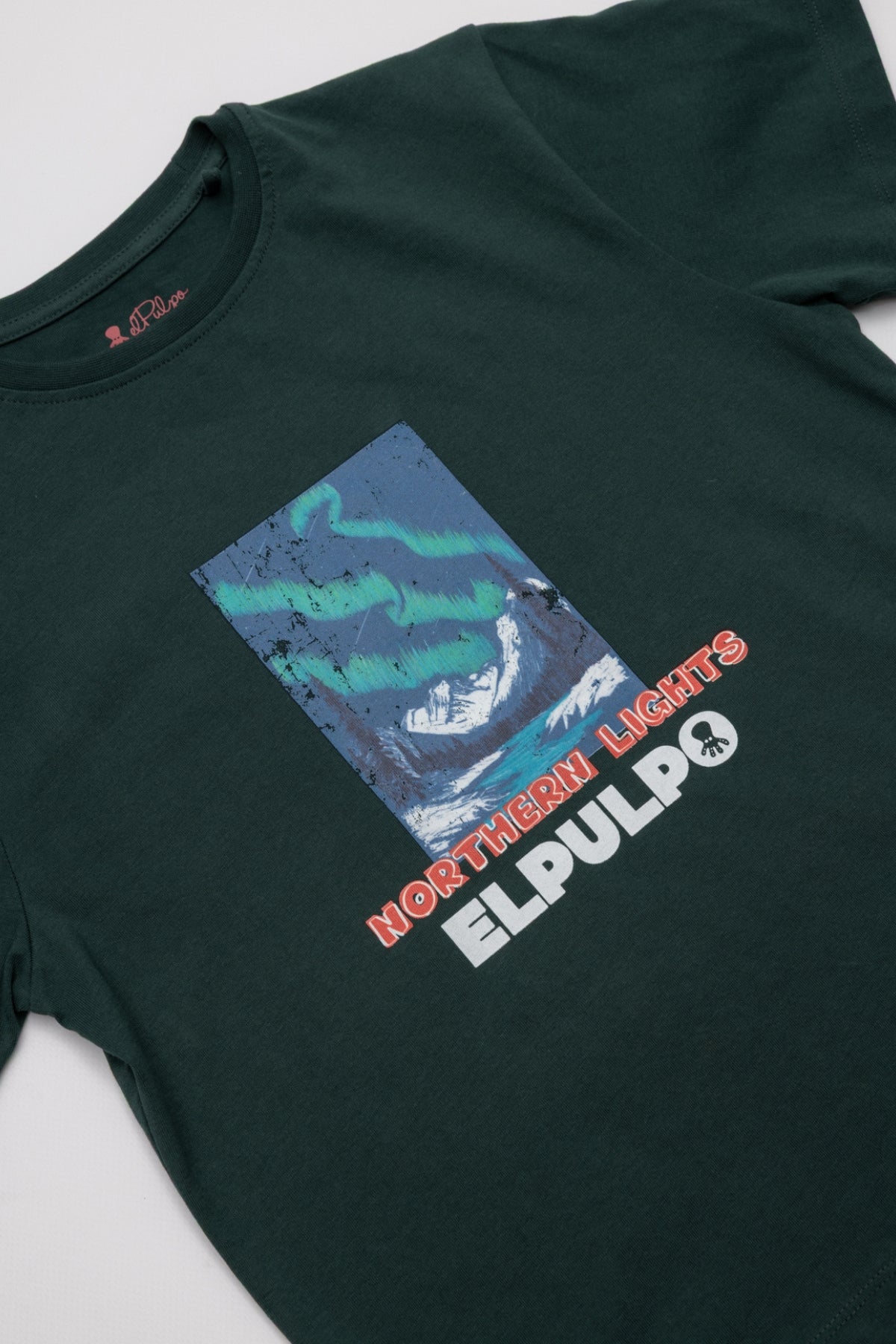 CAMISETA NIÑO NORTHERNLIGHTS VERDE BOTELLA