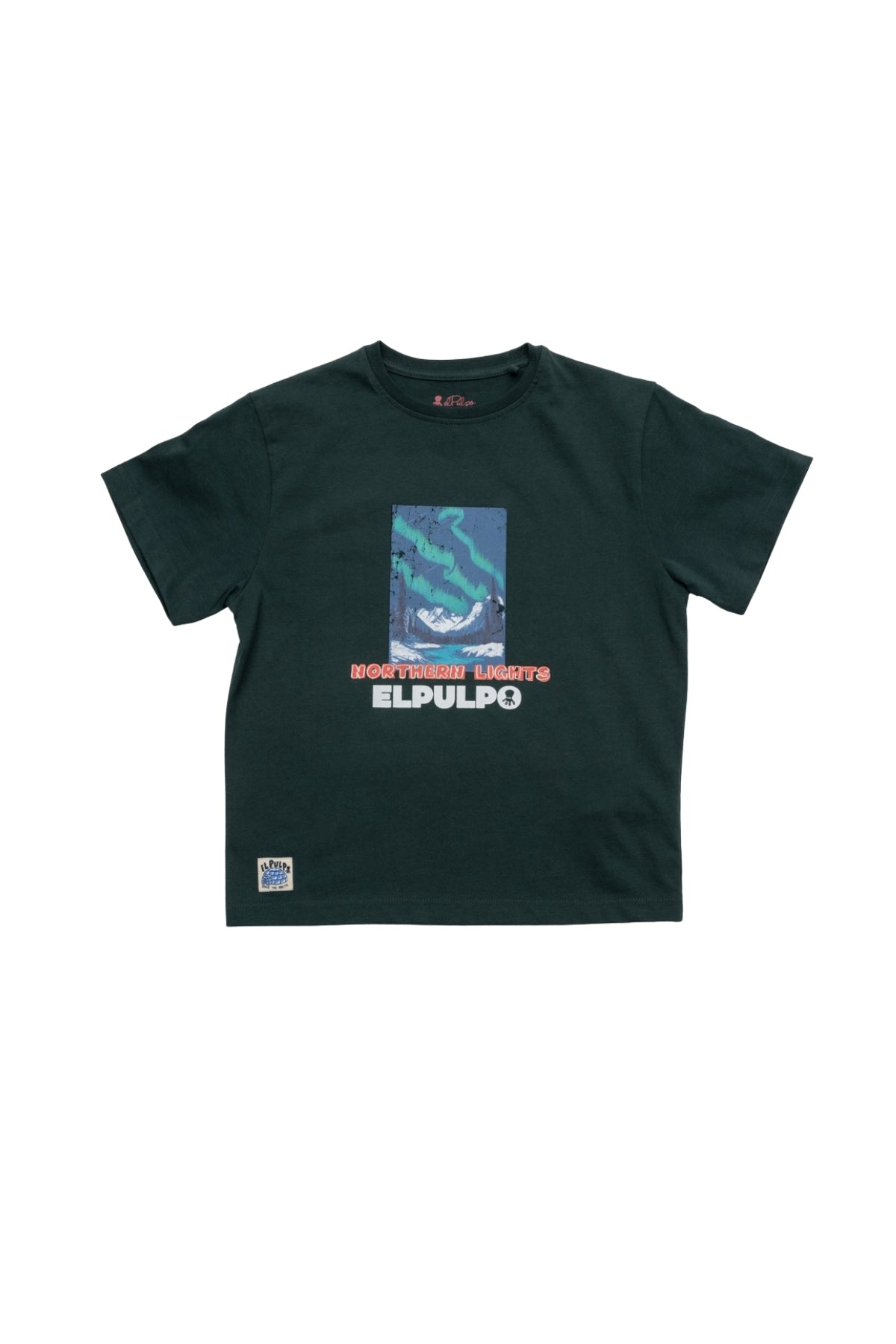 CAMISETA NIÑO NORTHERNLIGHTS VERDE BOTELLA