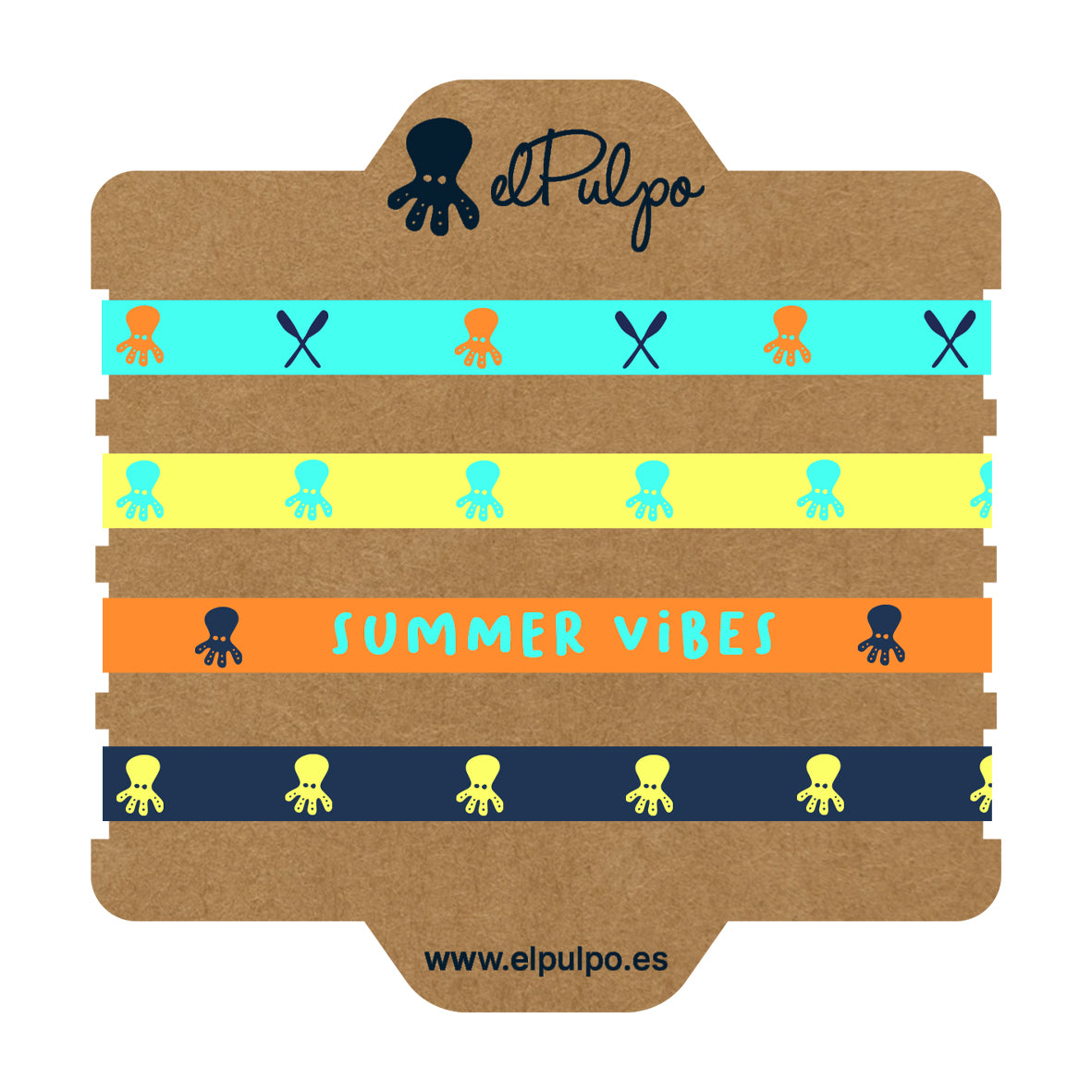 PACK DE PULSERAS SUMMER VIBES MULTICOLOR