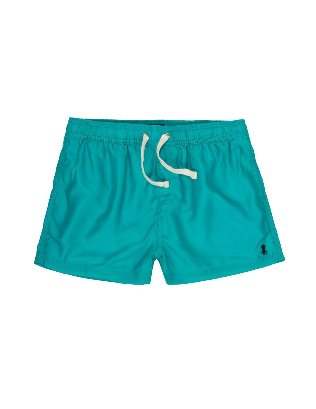 BASIC LOGO BOY'S SWIMSUIT WATER GREEN
