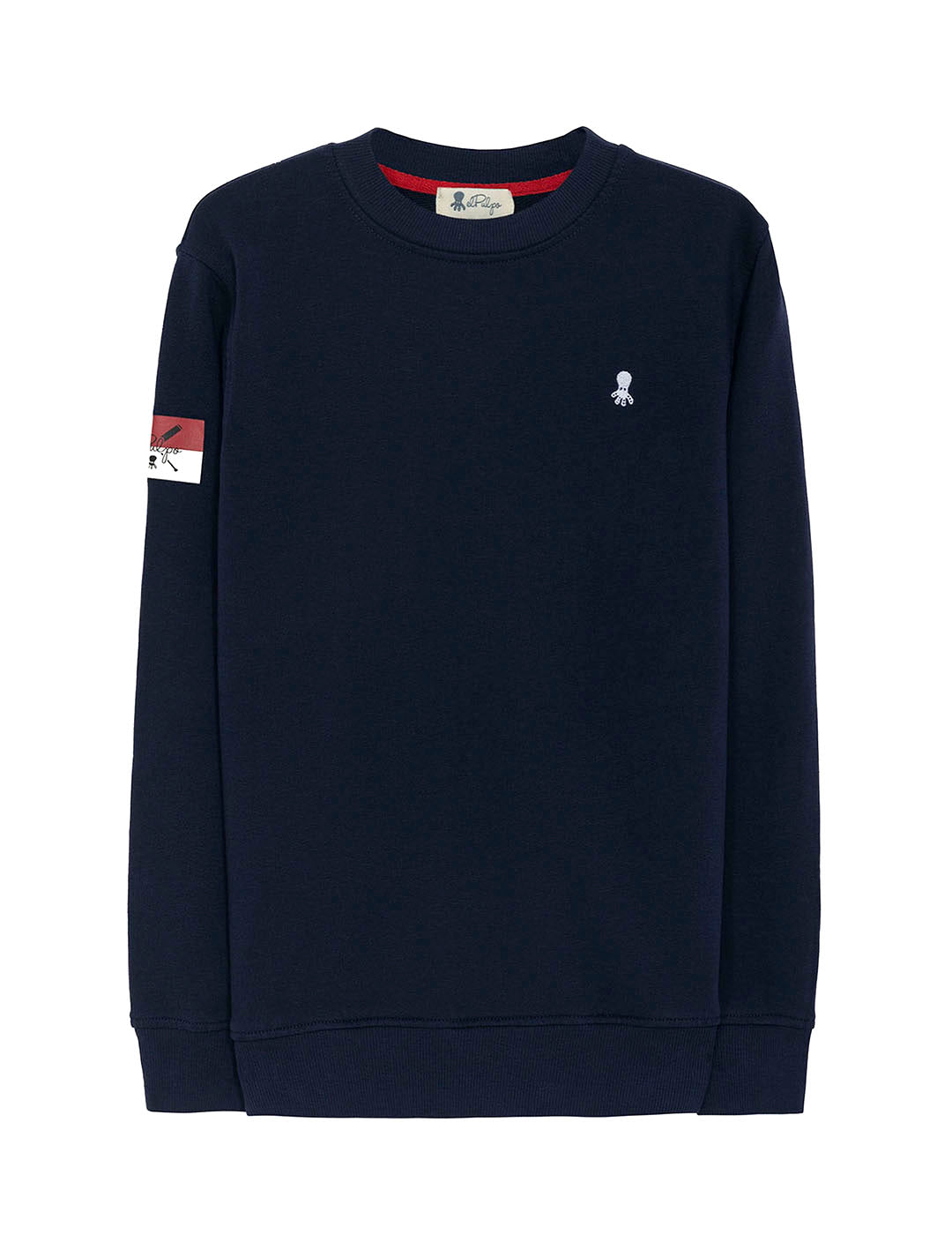 SUDADERA NIÑO FLAG CREWNECK AZUL MARINO