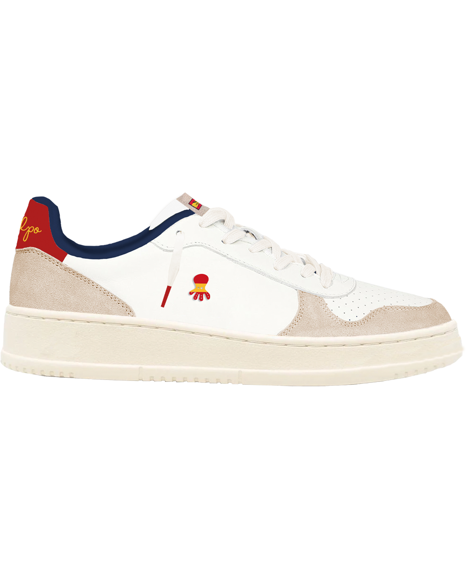 ZAPATILLA ELPULPO RFEF CONTRASTES BLANCO PURO