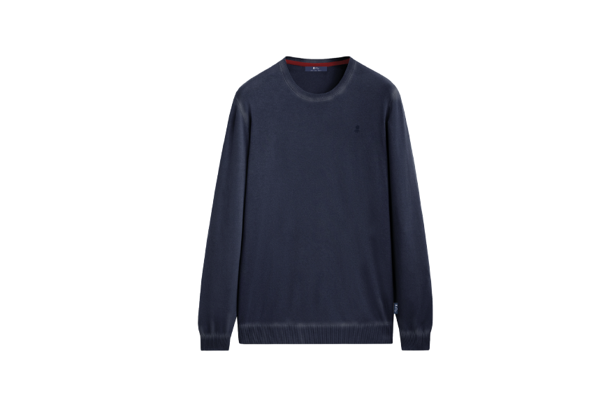 JERSEY DE PUNTO LAVADO AZUL MARINO DELAVÉ