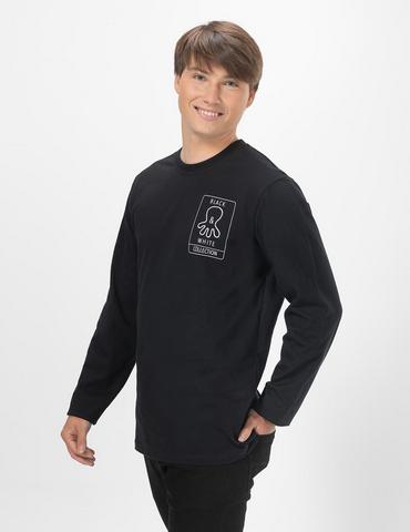CAMISETA MAGNET LONG SLEEVE NEGRO