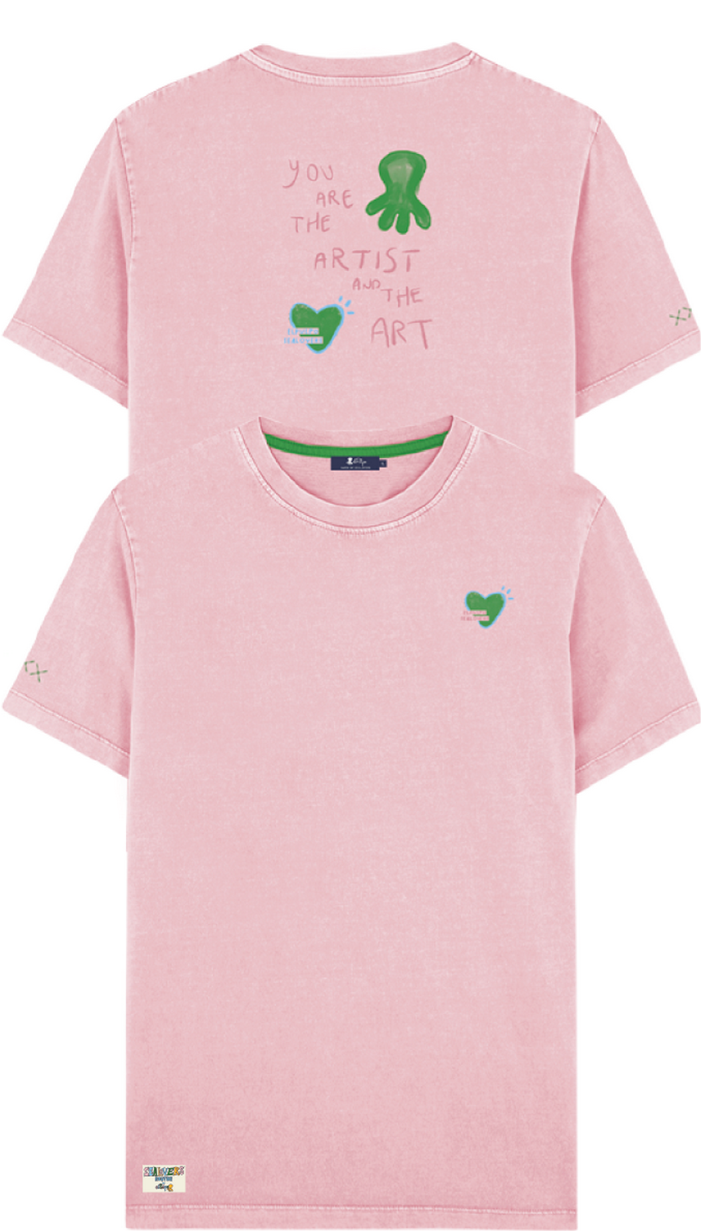 CAMISETA ESTAMPADO THE ARTIST ROSA