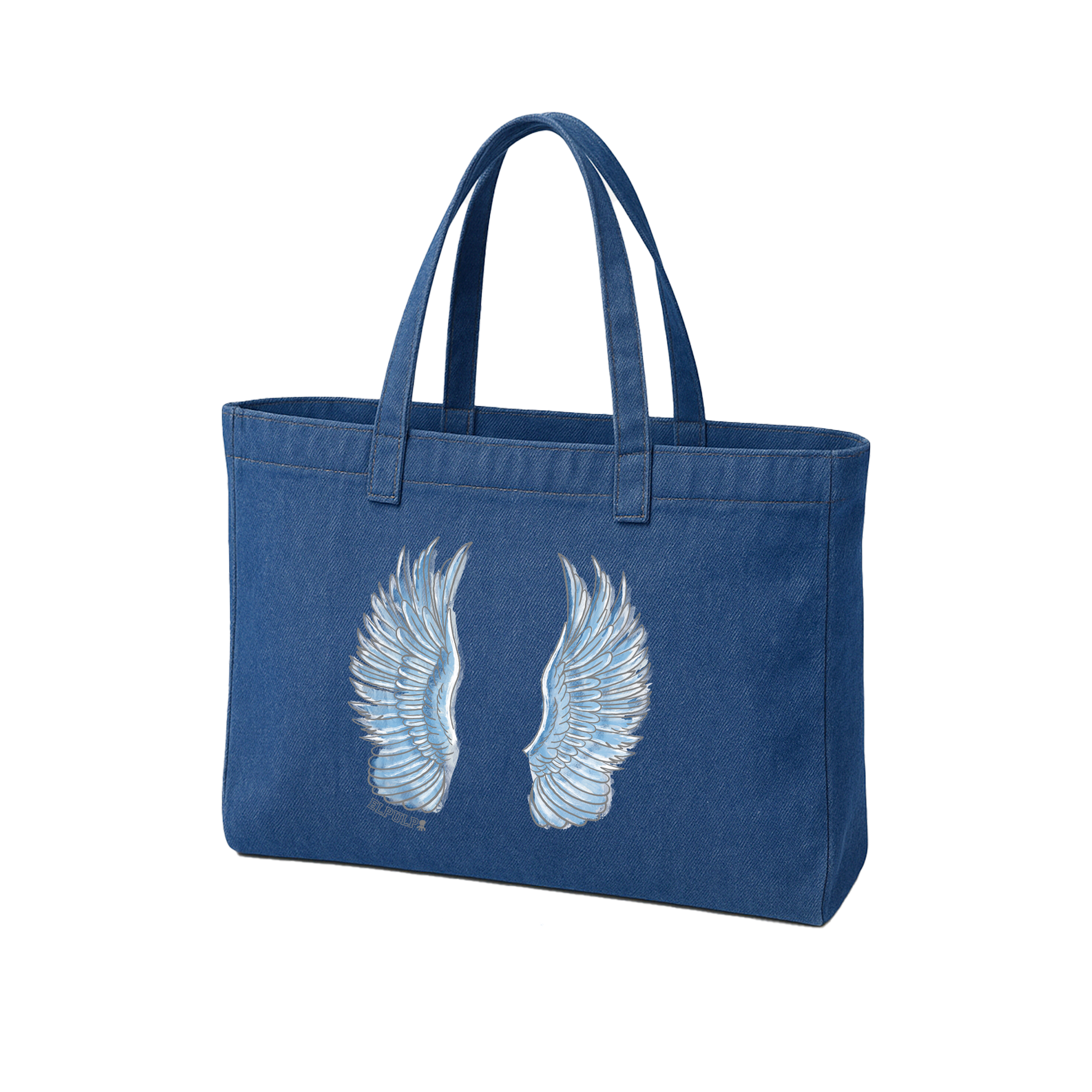 Tote bag teen alas índigo